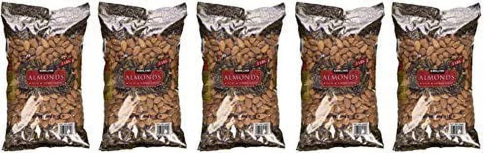 Supreme Whole Almonds, 5 Pack (3 Pounds)
