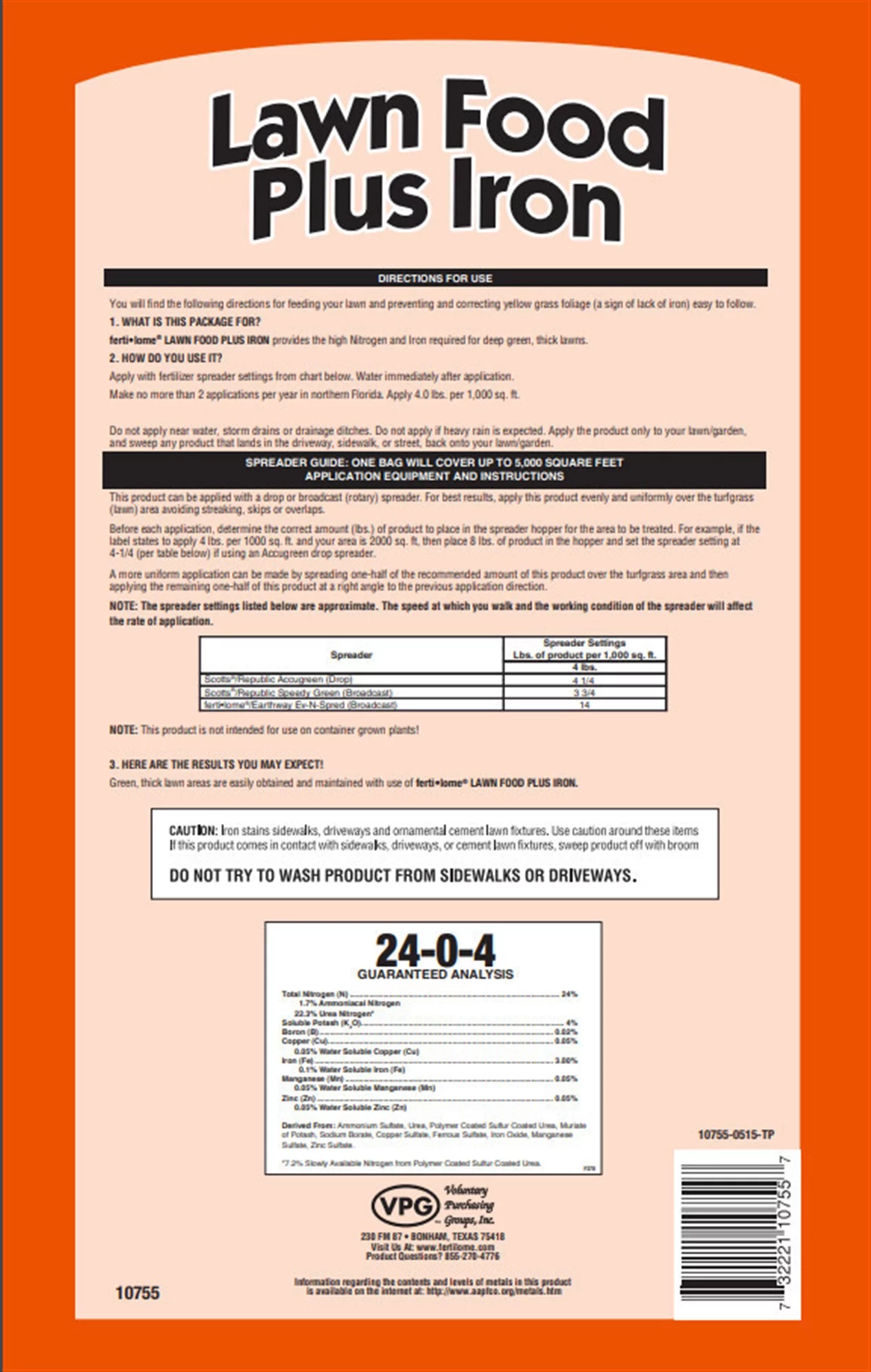 Ferti-lome All-Purpose Lawn Food For All Grasses 5000 sq ft