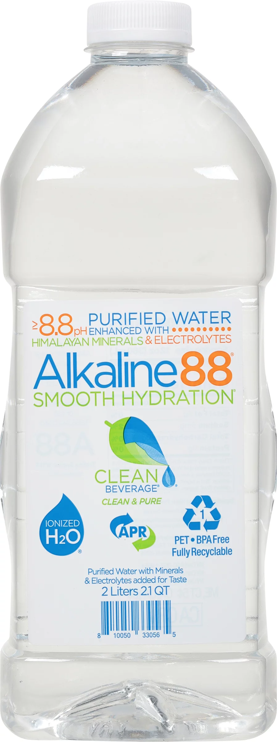 Alkaline88  2 Liter Purified Water - Pack of 6