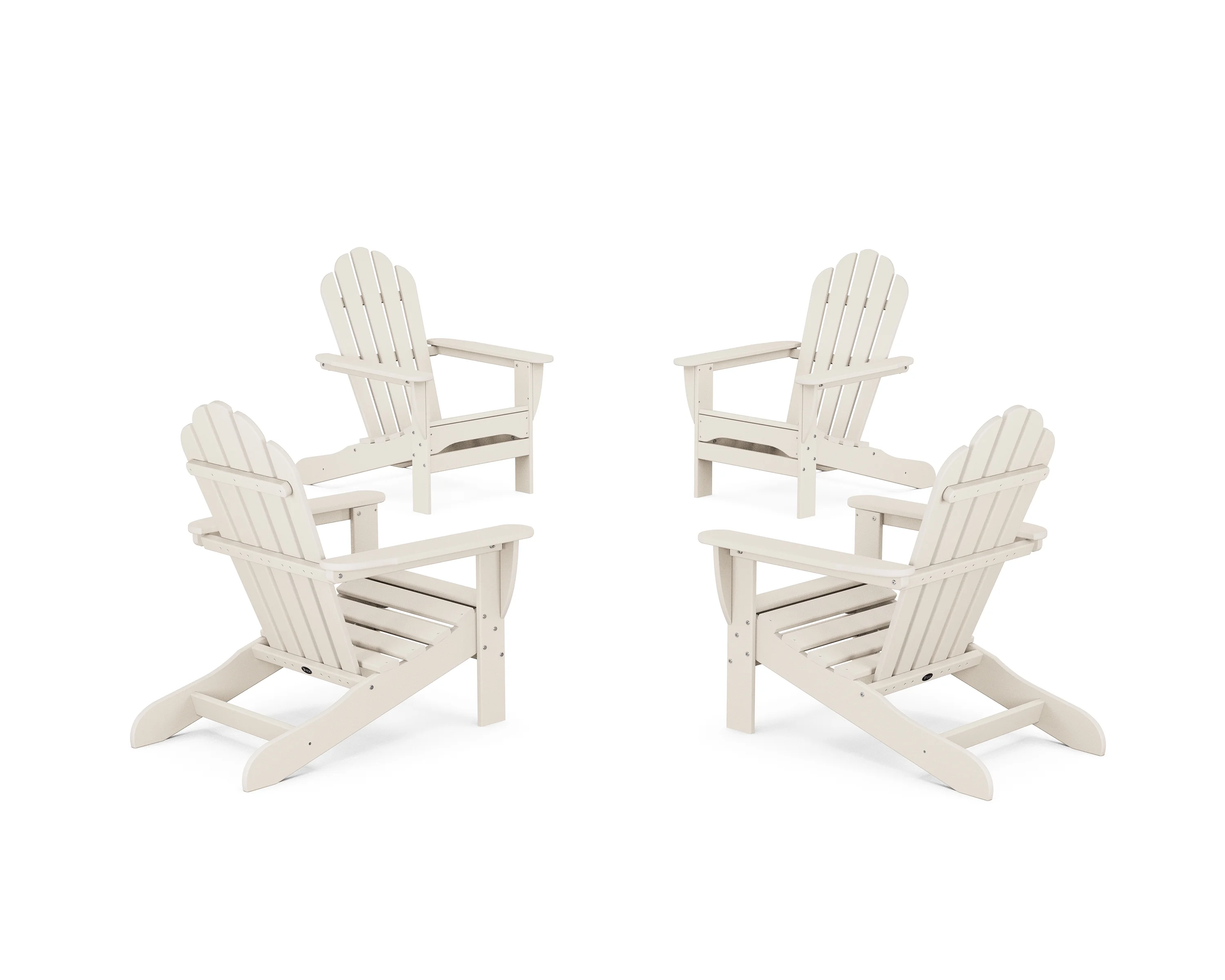 Trex® Outdoor Furniture™ 4-Piece Monterey Bay Adirondack Chair Conversation Set in Sand Castle