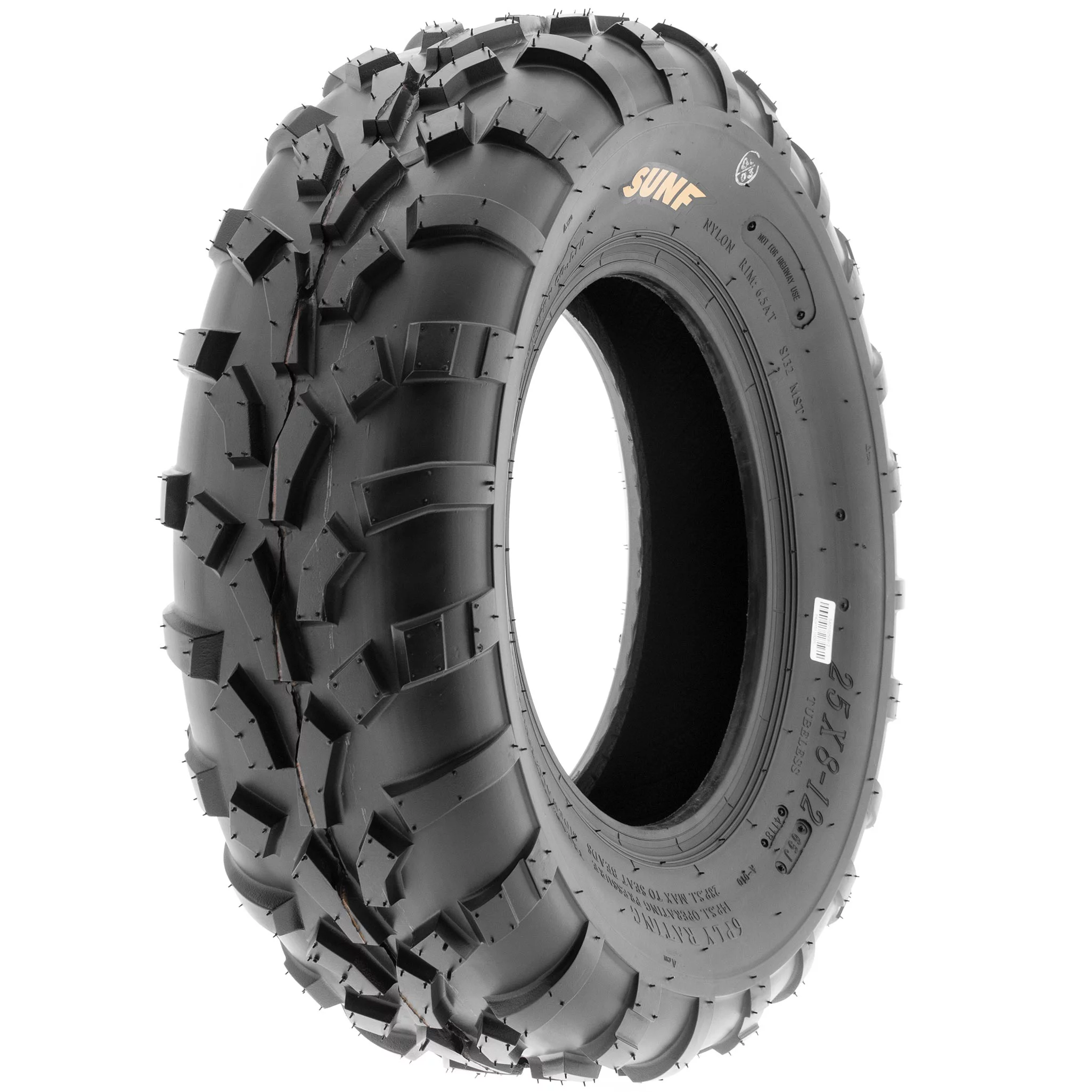 SunF All Trail ATV UTV Tires 25x8-12 6 PR & 25x10-12 6 PR A010 (Complete Full Set of 4)