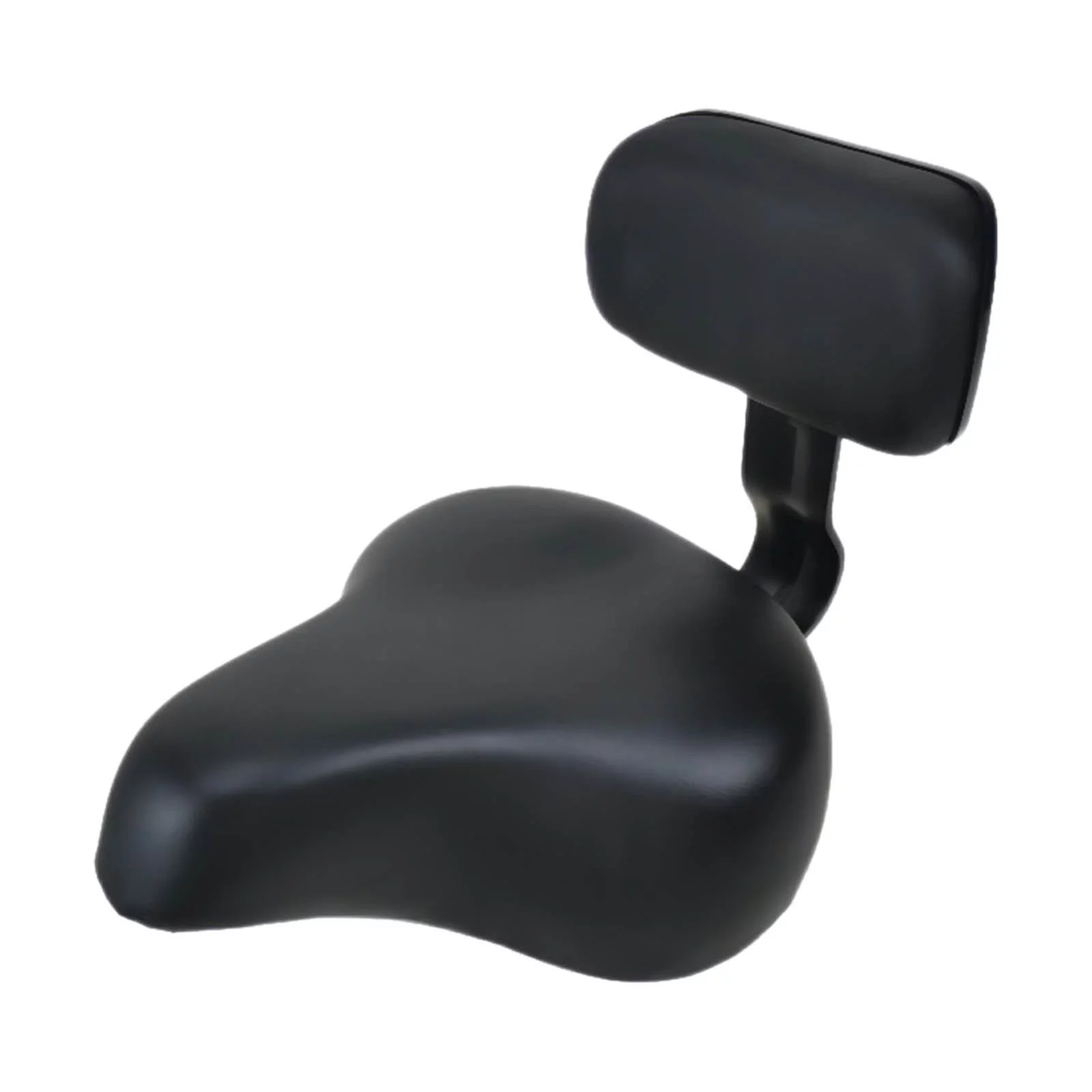 Bike Seat with Backrest PU Cushion Biking Accessories Foam Padded Detachable Soft Tricycle Saddle Bike Saddle for Adults