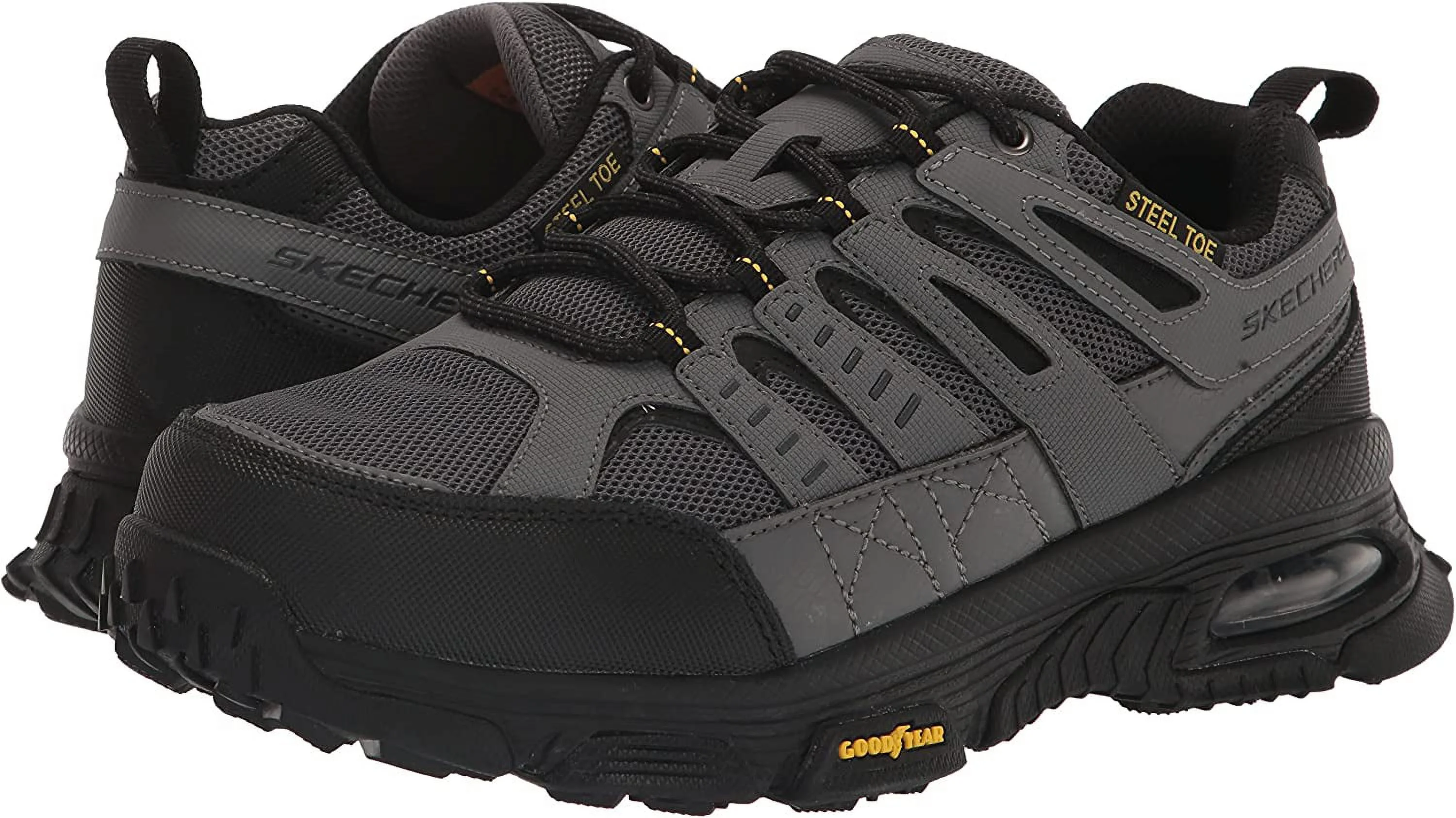 Skechers Work Men's Skech-Air Envoy Arcket Steel Toe Lace-up Work Shoe