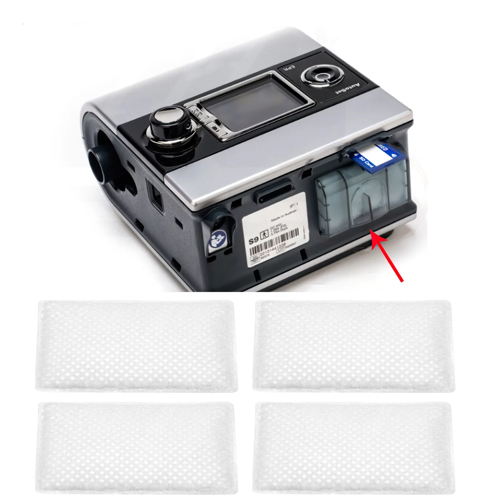 20 Pcs Disposable Filter Cotton Ventilator Replacement Filter Pads Compatible for S9/S10 ResMed AirSense