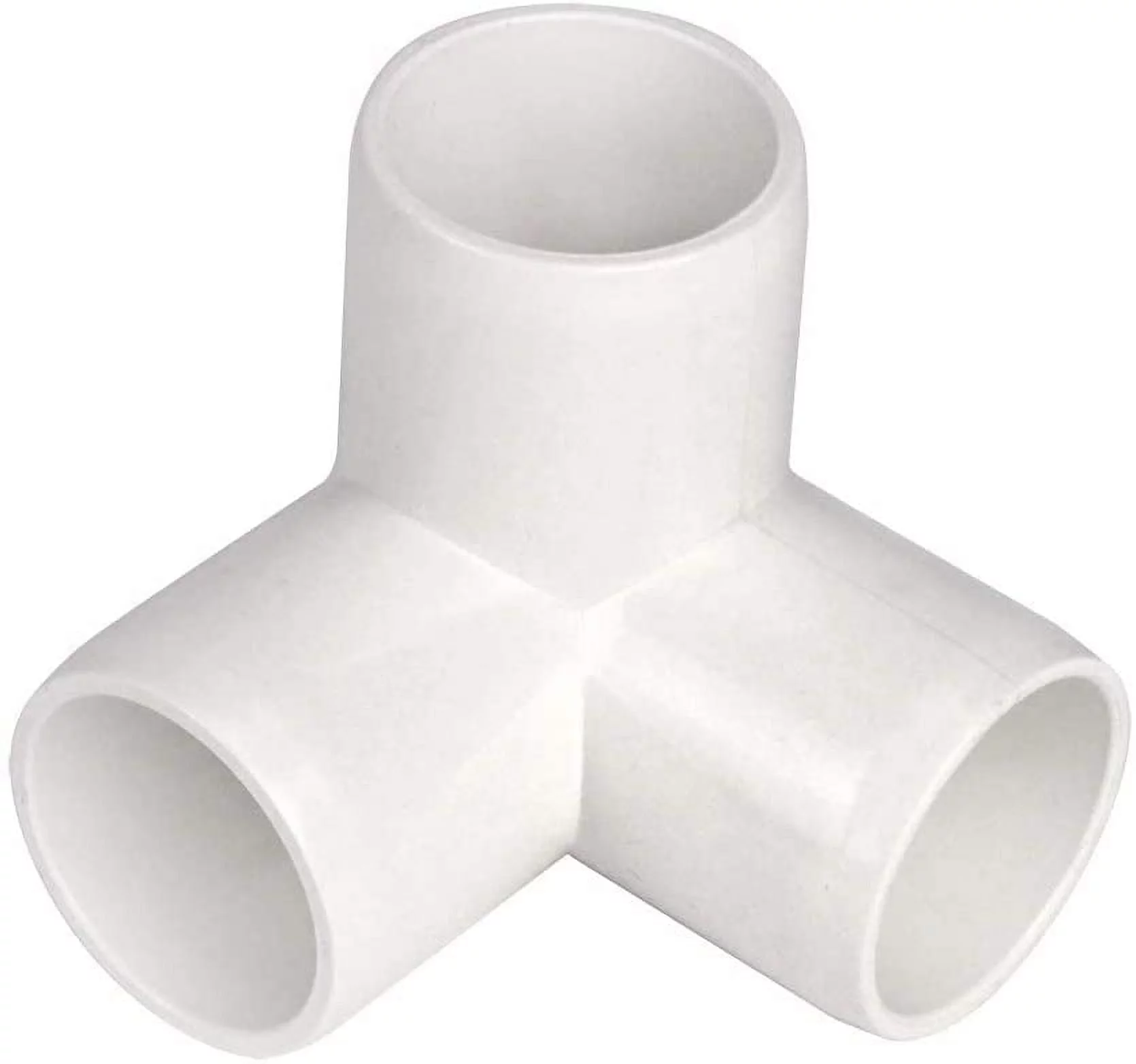 3 Way 3/4-Inch Tee PVC Fitting Build Heavy Duty Greenhouse Frame Furniture Connectors (Pack of 10)