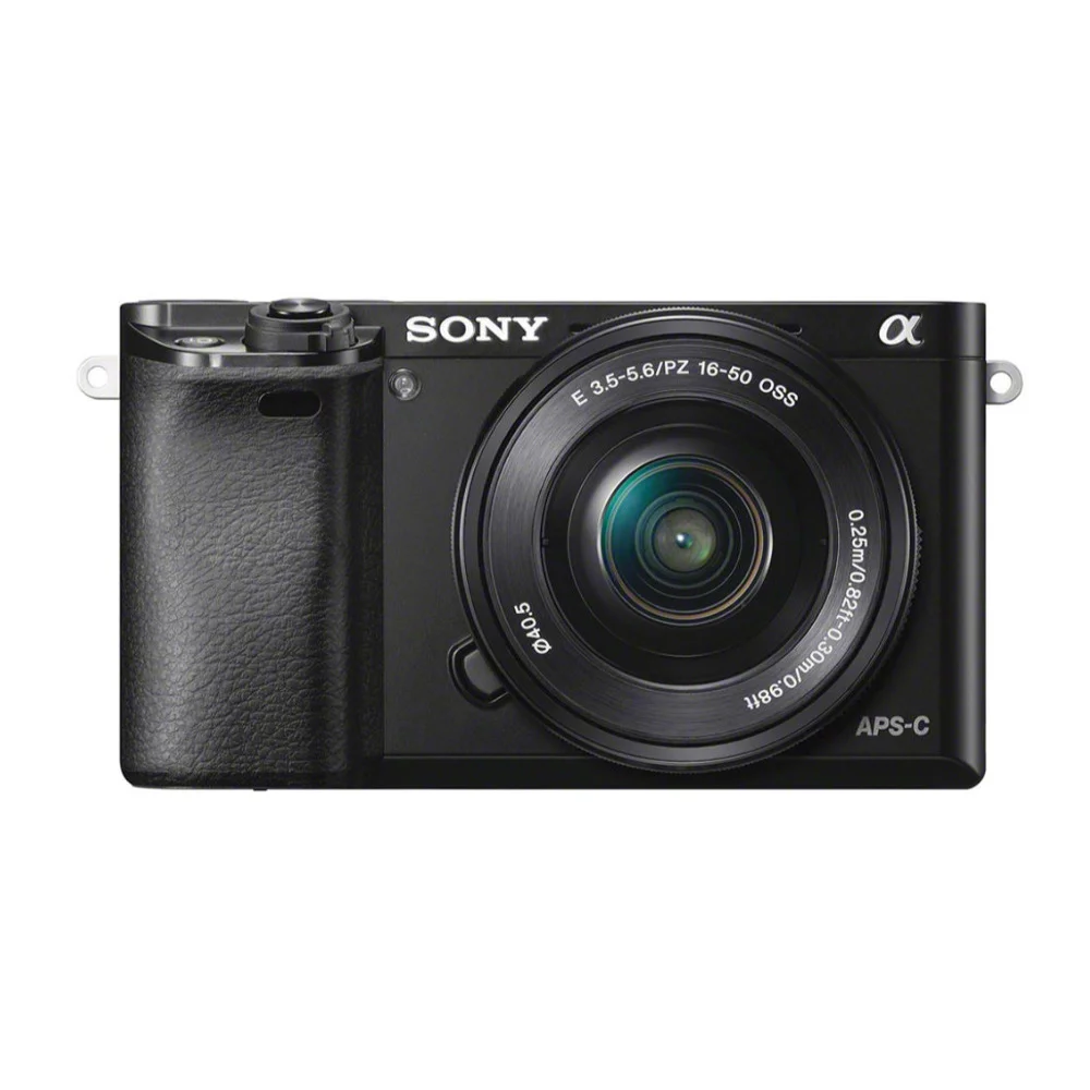 Sony Alpha ZV-E10 APS-C Mirrorless Vlog Camera with 16-50mm Lens (Black) and 128GB SD Card Bundle