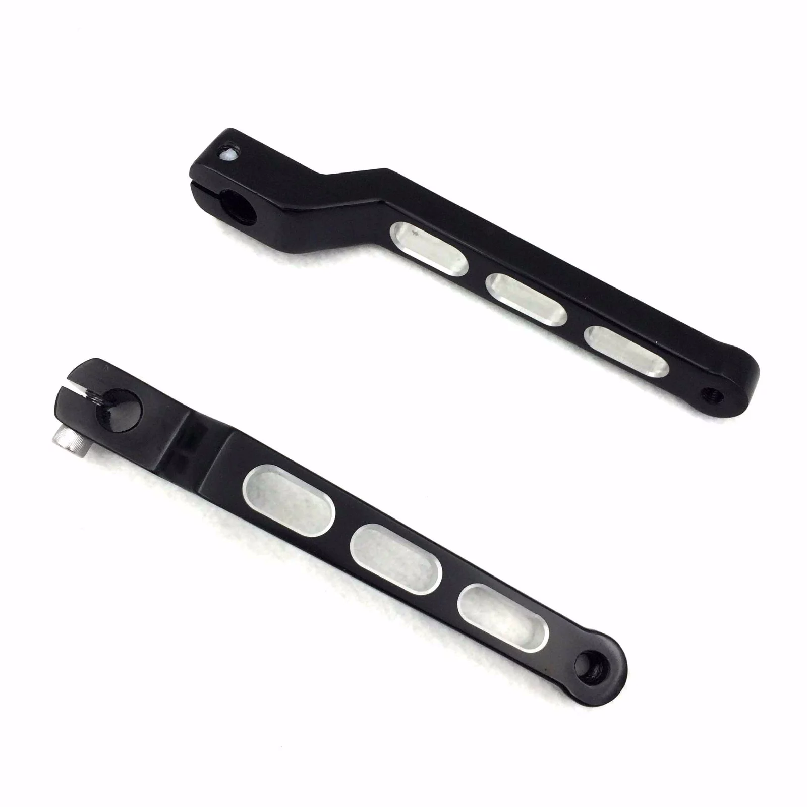 HTT Motorcycle Black Aluminum Heel/Toe Shift Levers For Harley Davidson Electra Glide 1988 and later