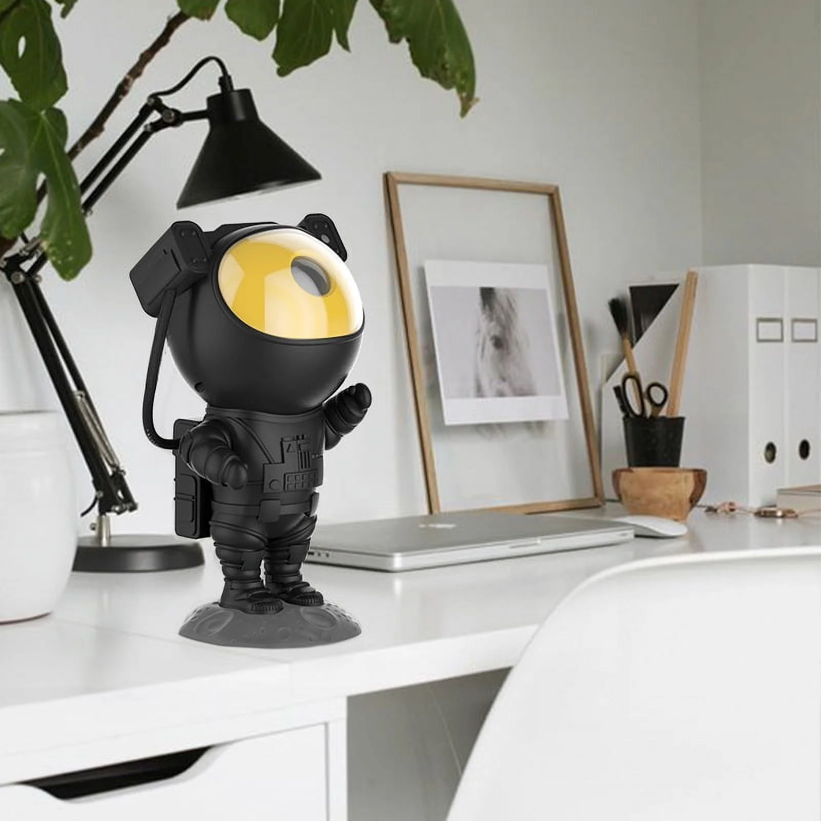 Astronaut Star Projector Galaxy Night Light Starry Nebula LED Lamp with Timer and Remote for Bedroom Home