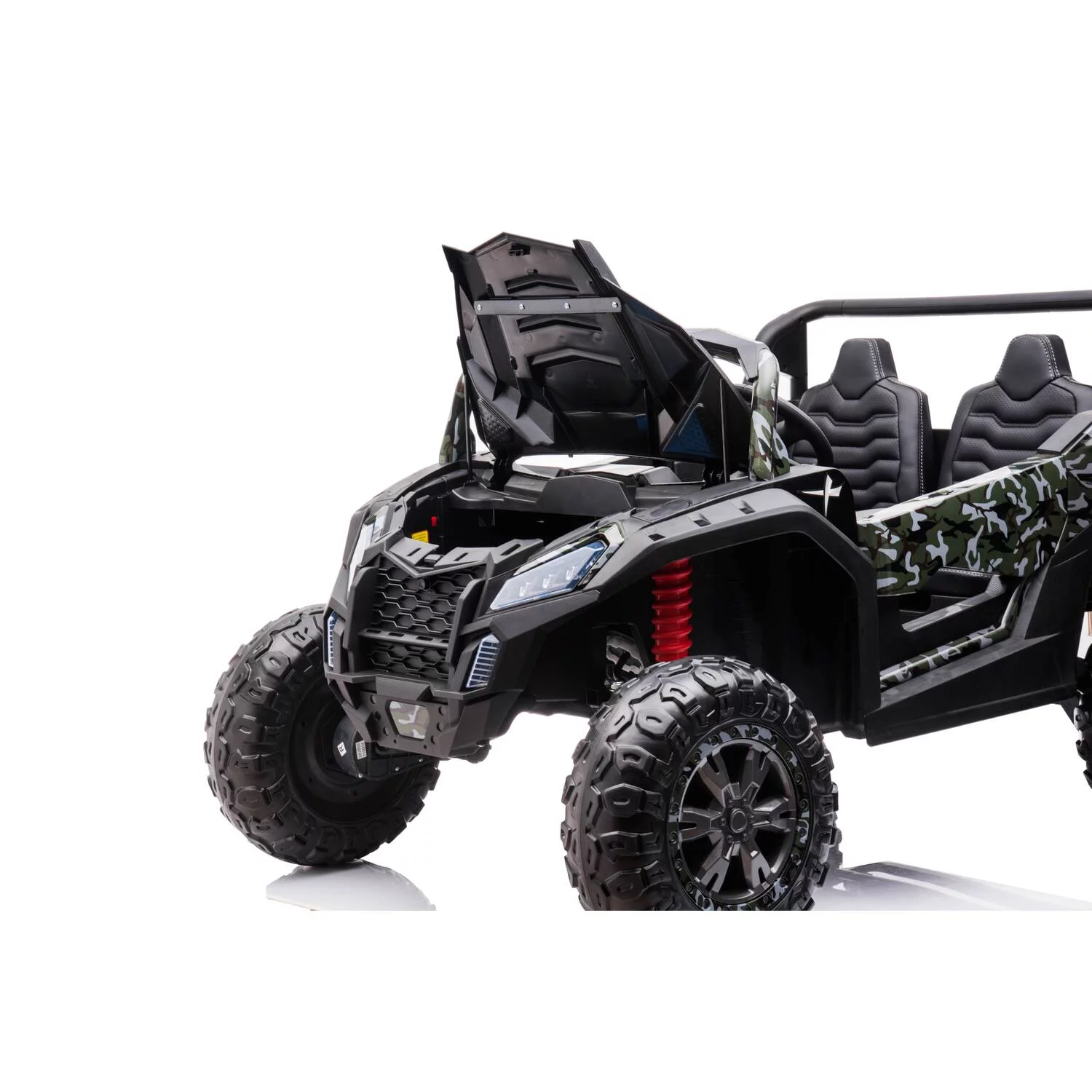 Freddo Cammo Green 24 V Dune Buggy Powered Ride-On with Parental Remote Control