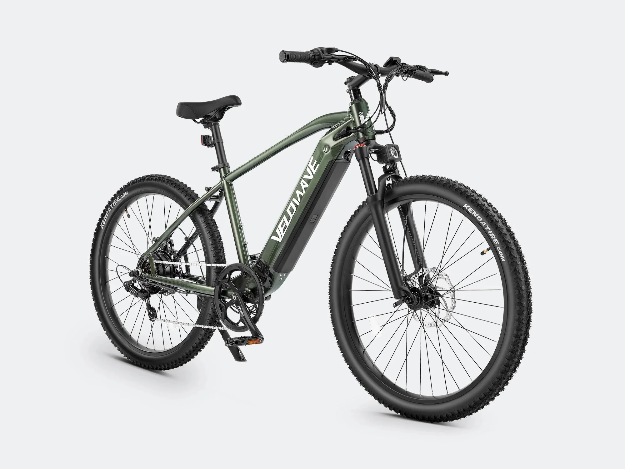 VELOWAVE Electric Mountain Bike for Adults 48V 15Ah Removable LG Cells Battery 25MPH E Bike 500W Motor 27.5'' Ebike Shimano 7-Speed