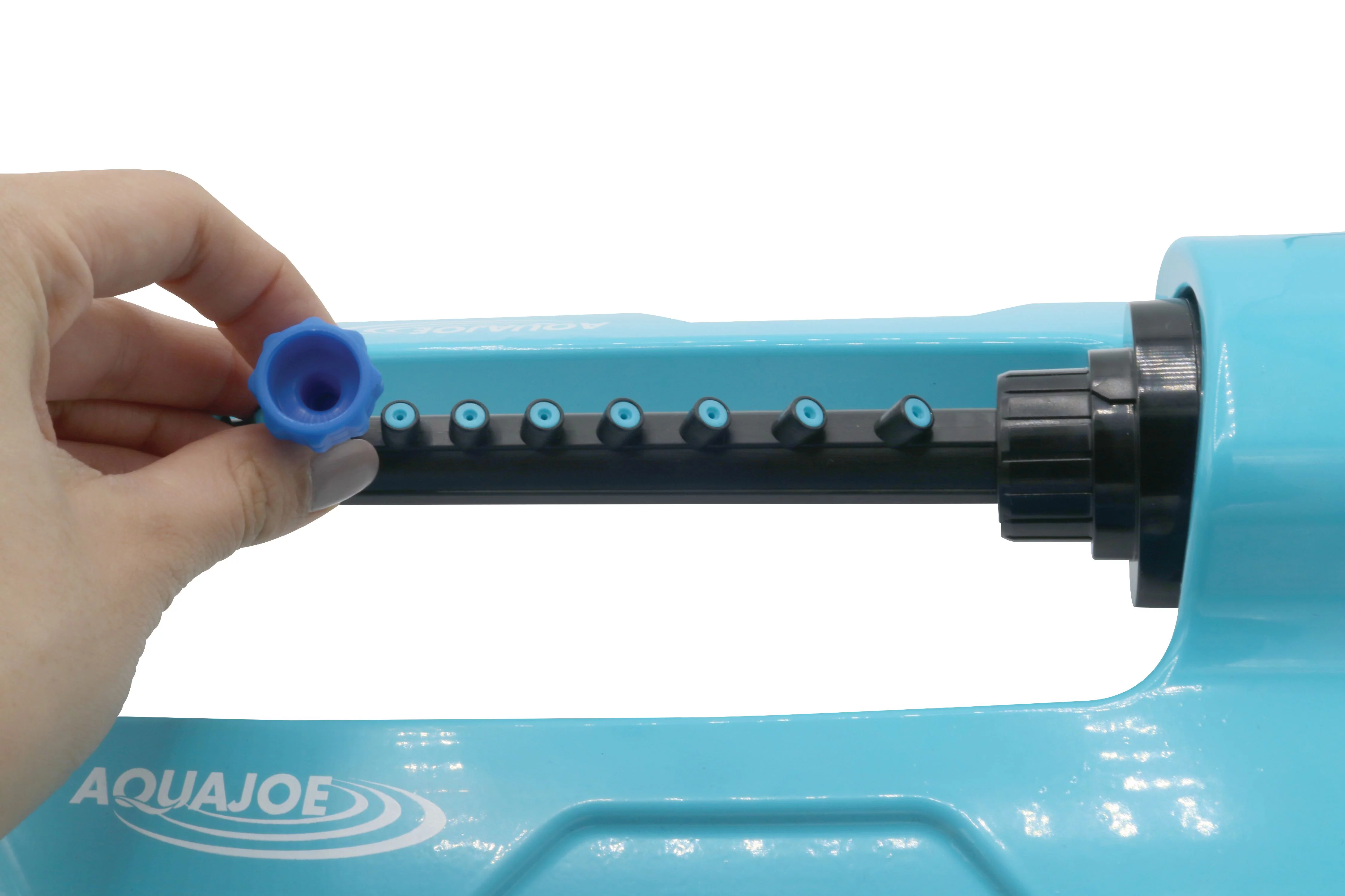 Aqua Joe Metal Base Oscillating Sprinkler, Adjustable Spray Pattern, 4,400 Sq. ft. Max Coverage