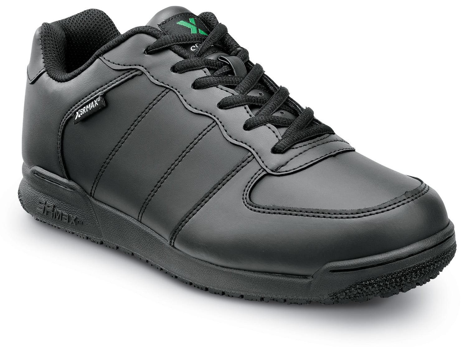 SR Max Maxton, Men's, Black, Athletic Style Soft Toe Slip Resistant Work Shoe. (13.0 M)