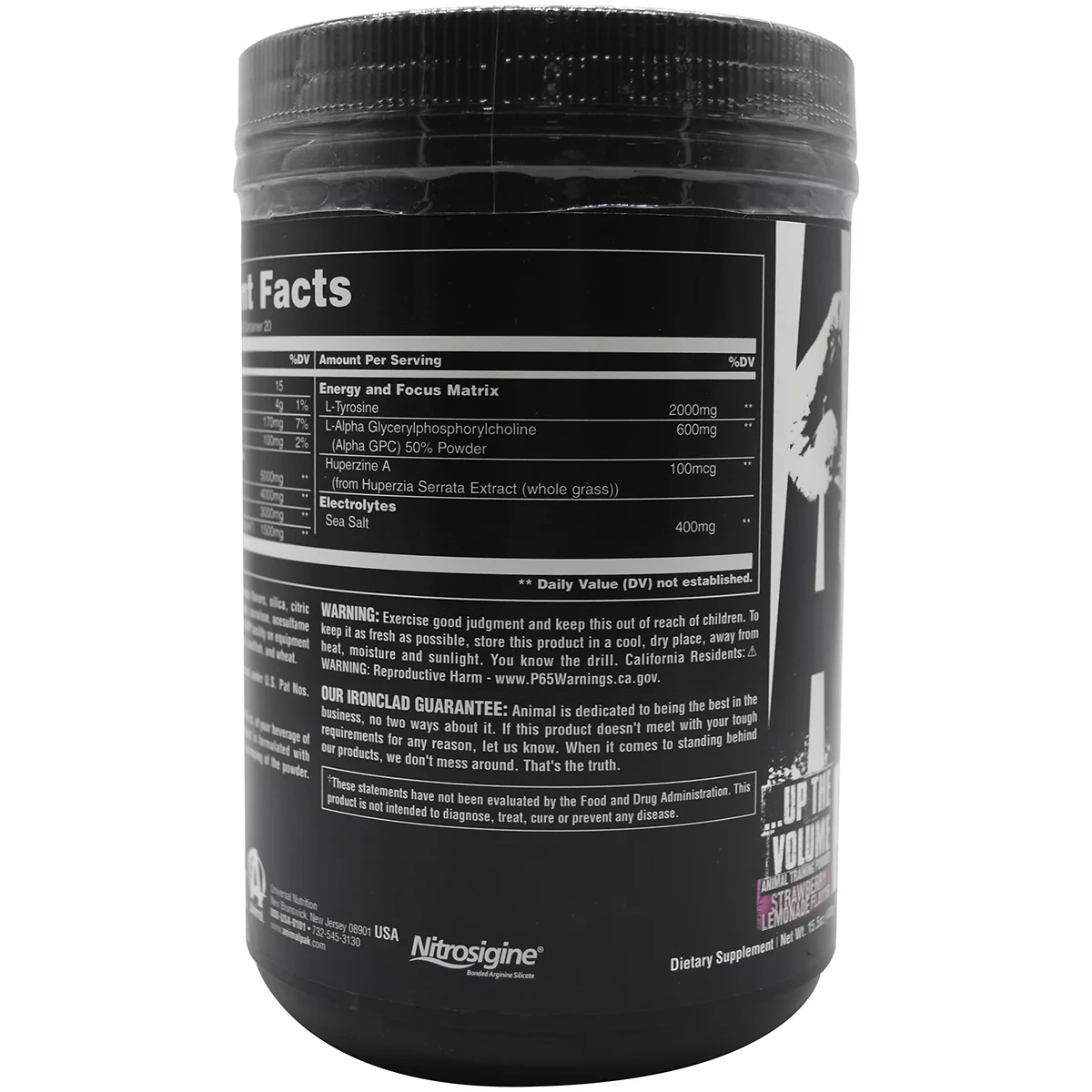 Universal Nutrition Animal Pump Pro  - 20 Servings - Strawberry Lemonade