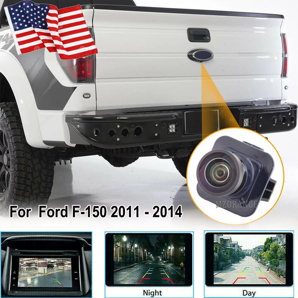 MZORANGE Rear View Parking Backup Reverse Camera for Ford F-150 2012-2014 for Ford Mustang 2015-2018