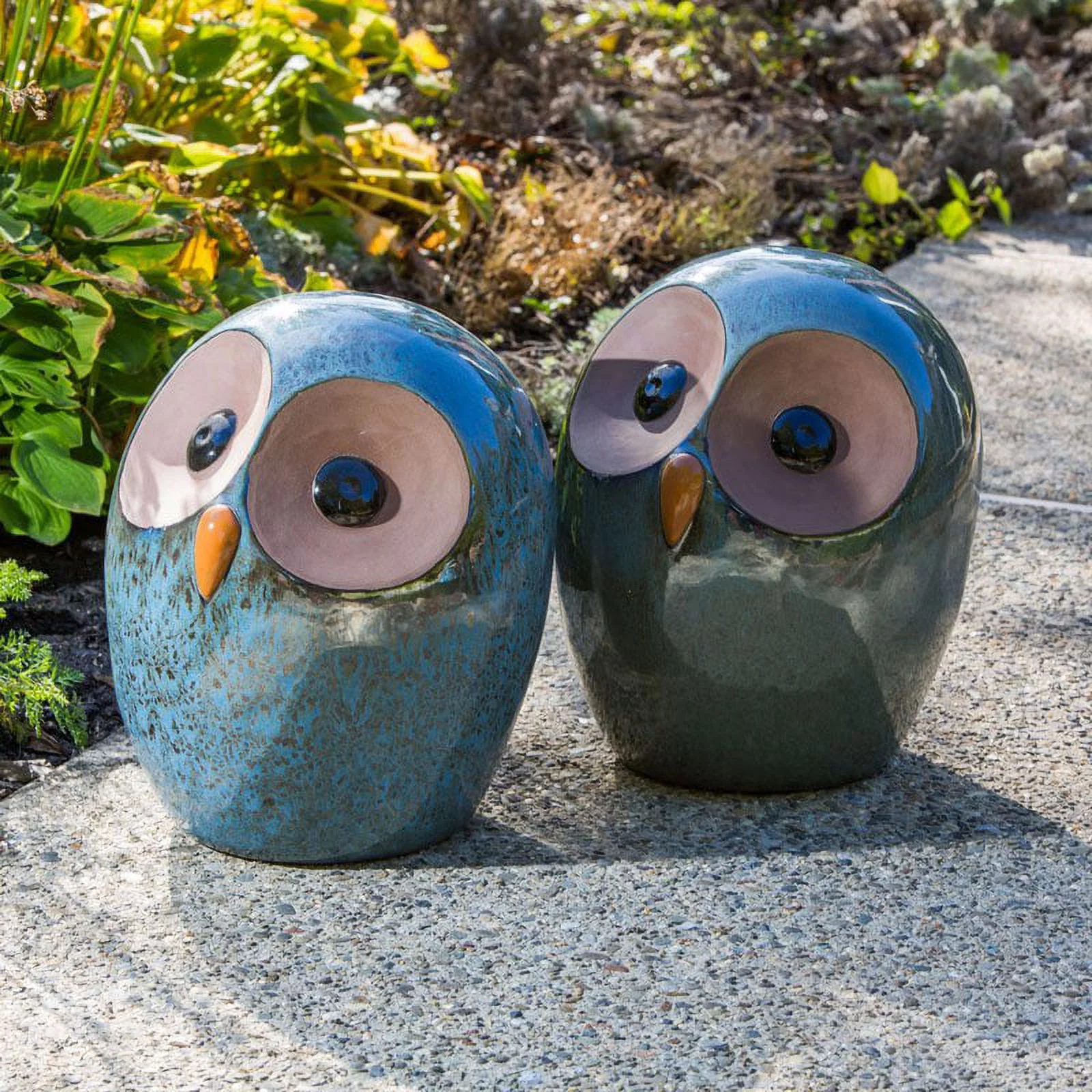 Alfresco Home Ceramic Owl Statue