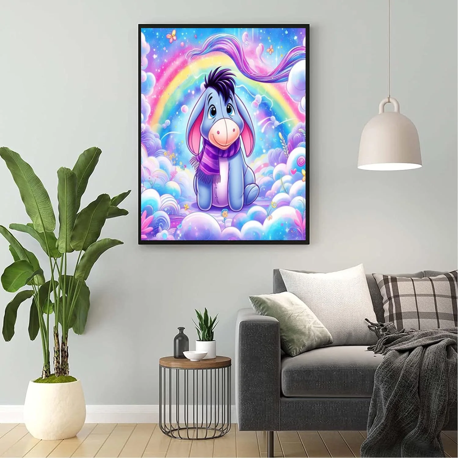 Winnie-the-Pooh Diamond Painting Kits- Full Drill Scenery Diamond Painting,5d Diamond Art,Gem Art for Adults Wall Home Decor 12x16inch