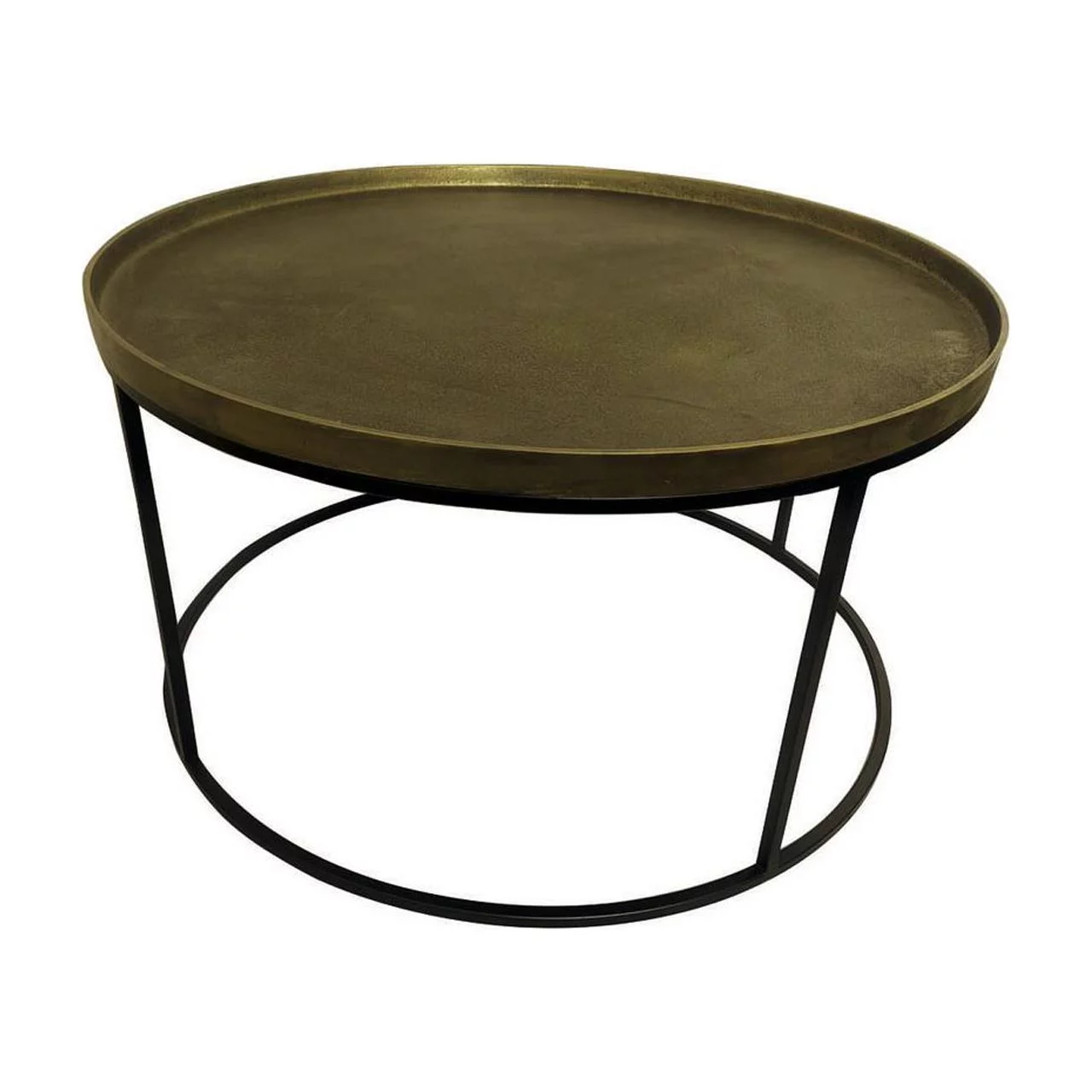 Noble House Lotus Metal Coffee Table - Round