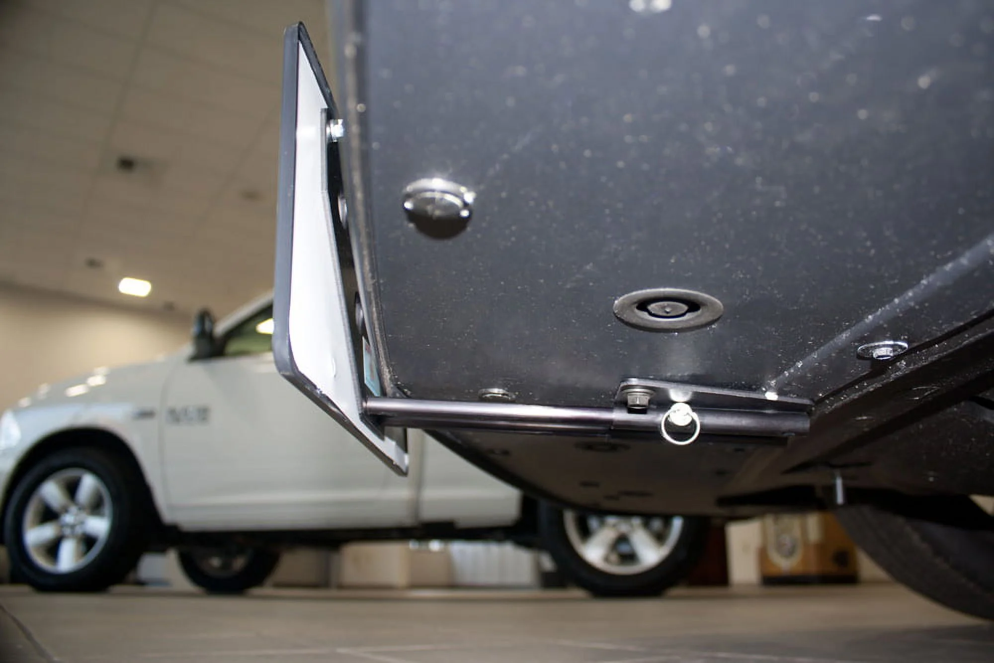 STO N SHO Front License Plate Bracket Compatible with 2015-2023 Dodge Challenger NON WIDE BODY  with adaptive cruise (SNS1a)