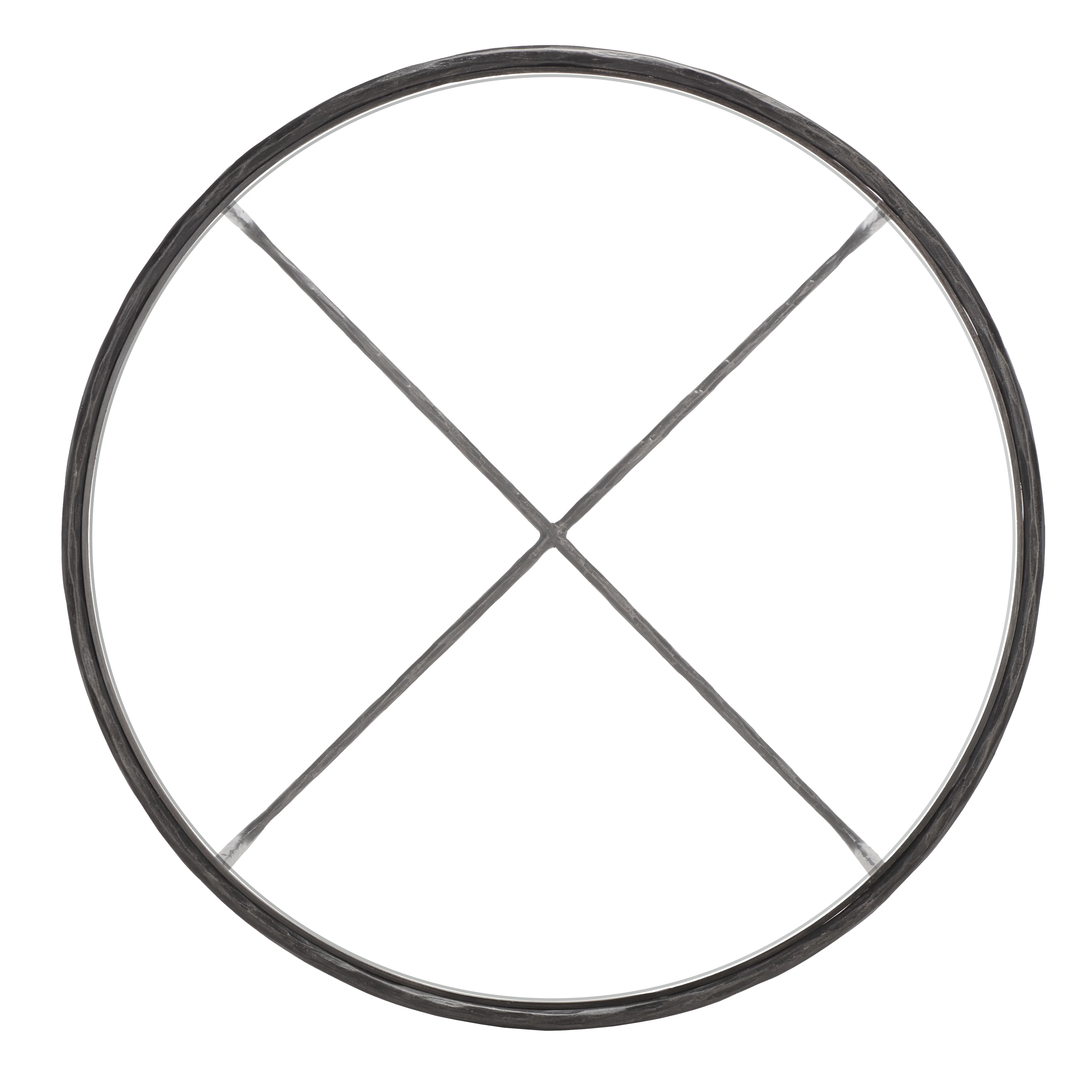 SAFAVIEH Couture Jessa Glam Round Metal Coffee Table, Black