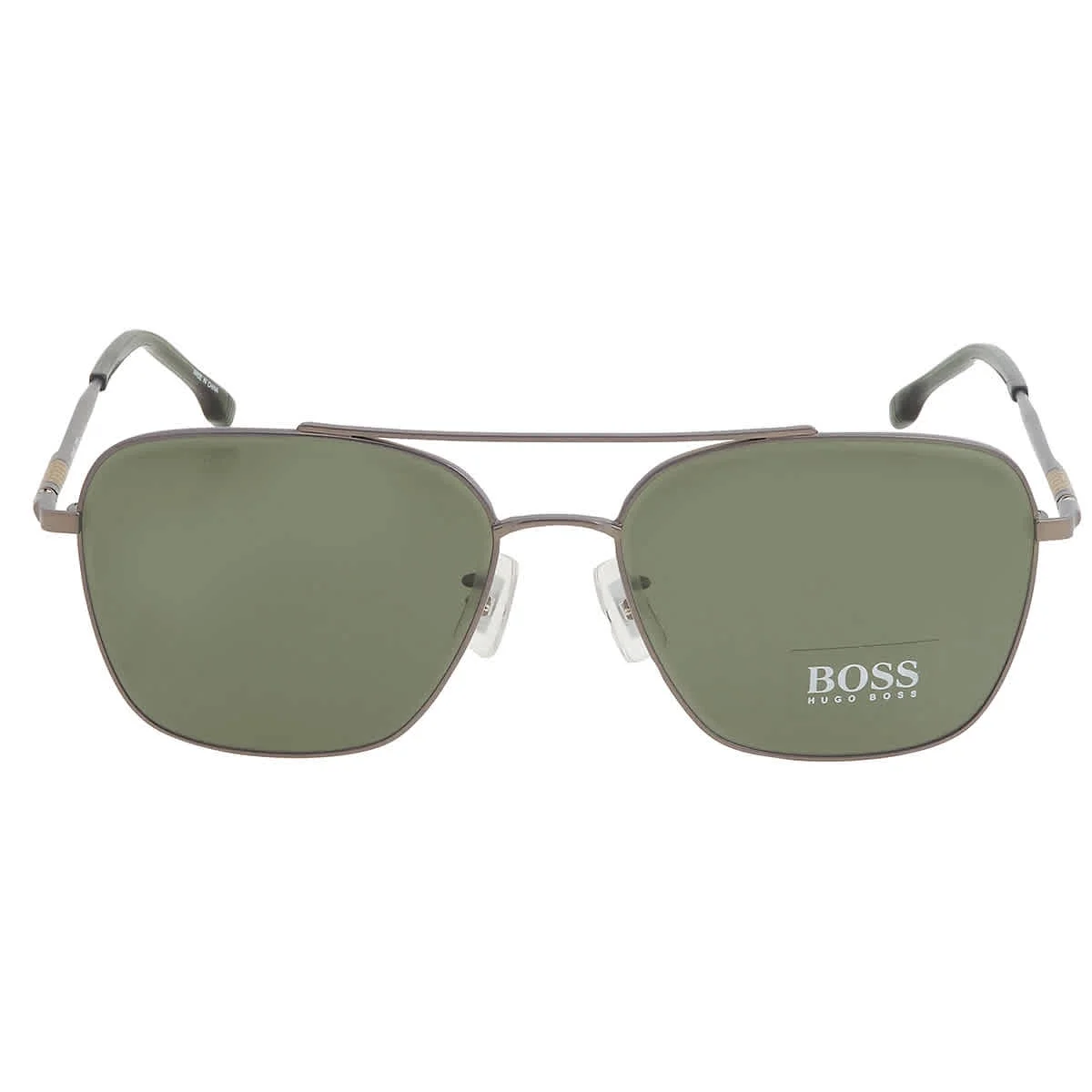 Hugo Boss Green Navigator Men's Sunglasses BOSS 1345/F/SK 0R81/QT 60