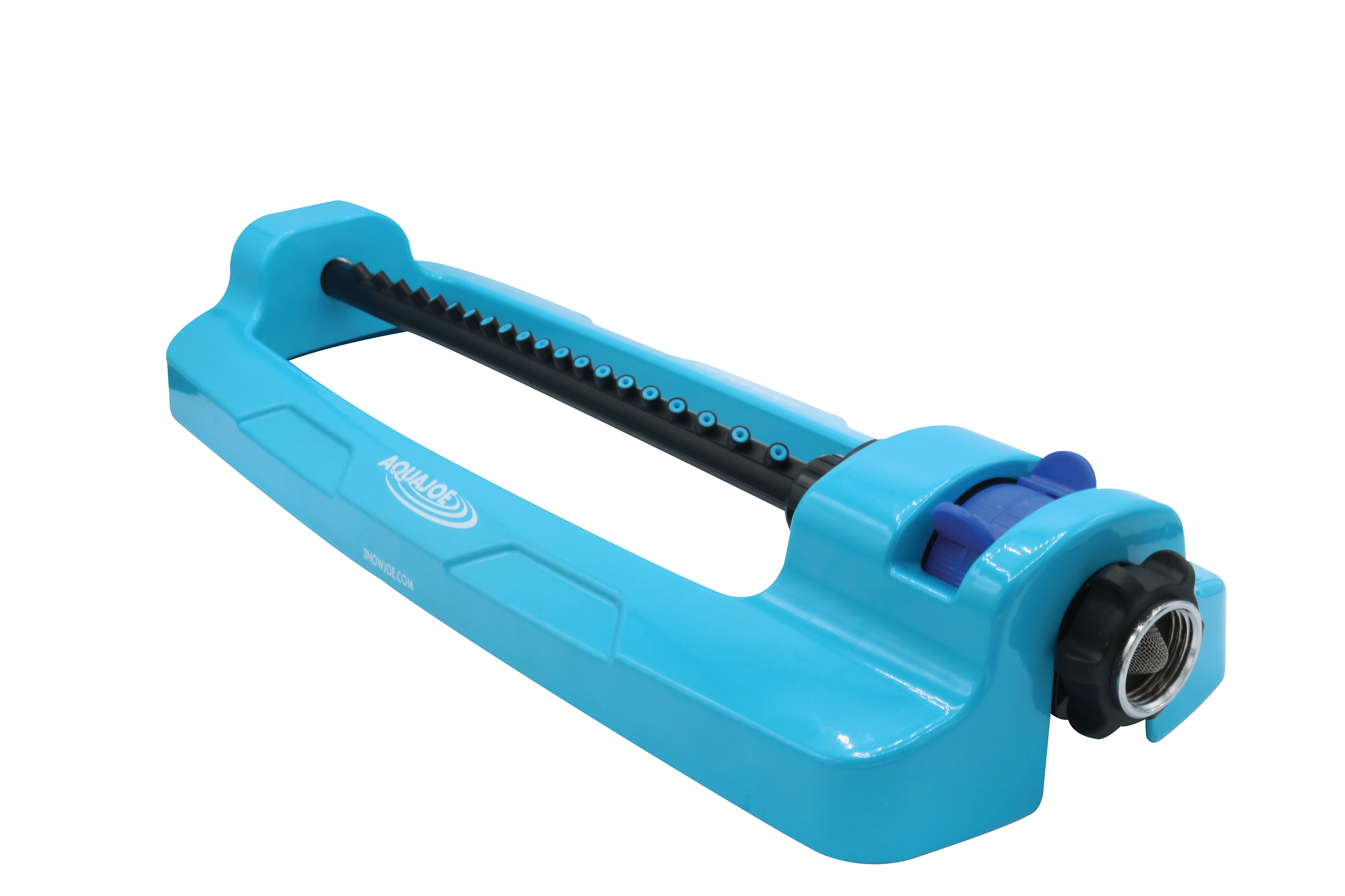 Aqua Joe Metal Base Oscillating Sprinkler, Adjustable Spray Pattern, 4,400 Sq. ft. Max Coverage