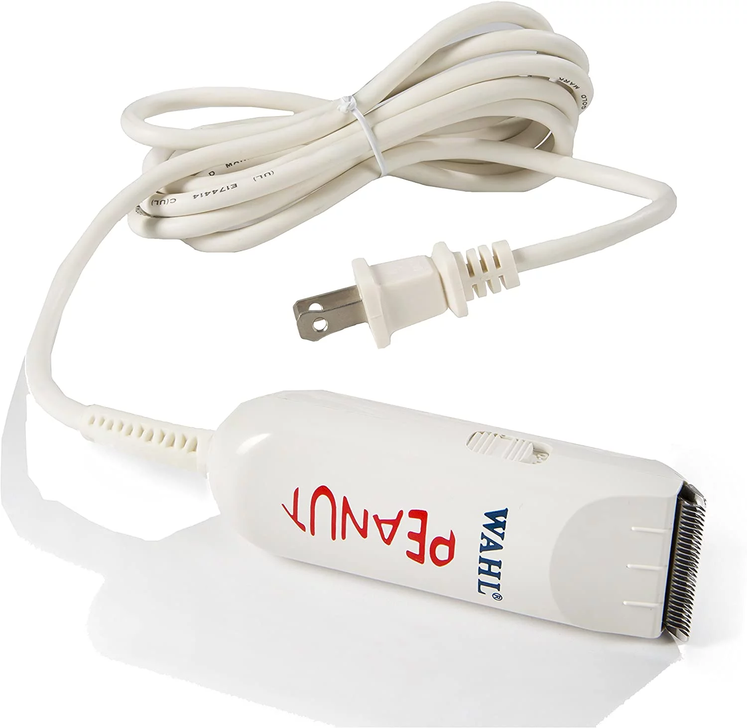 Wahl Professional Peanut Classic Clipper/Trimmer #8685, White – Great for Barbers and Stylists – Powerful Rotary Motor