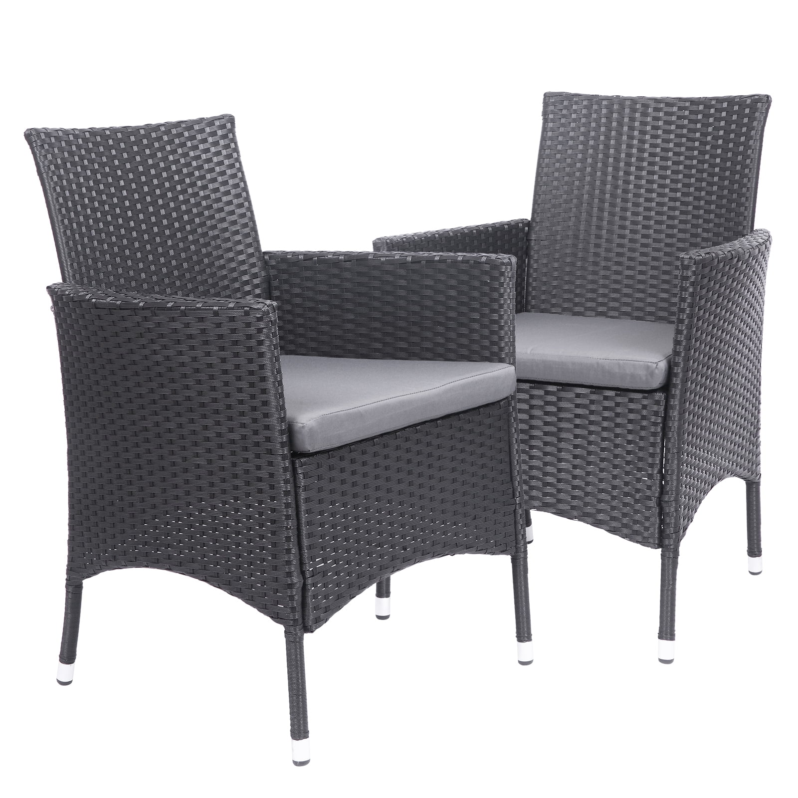 Ktaxon Outdoor Patio Conversation Set Dining Table and Rattan Chairs Three Combinations for Chooice