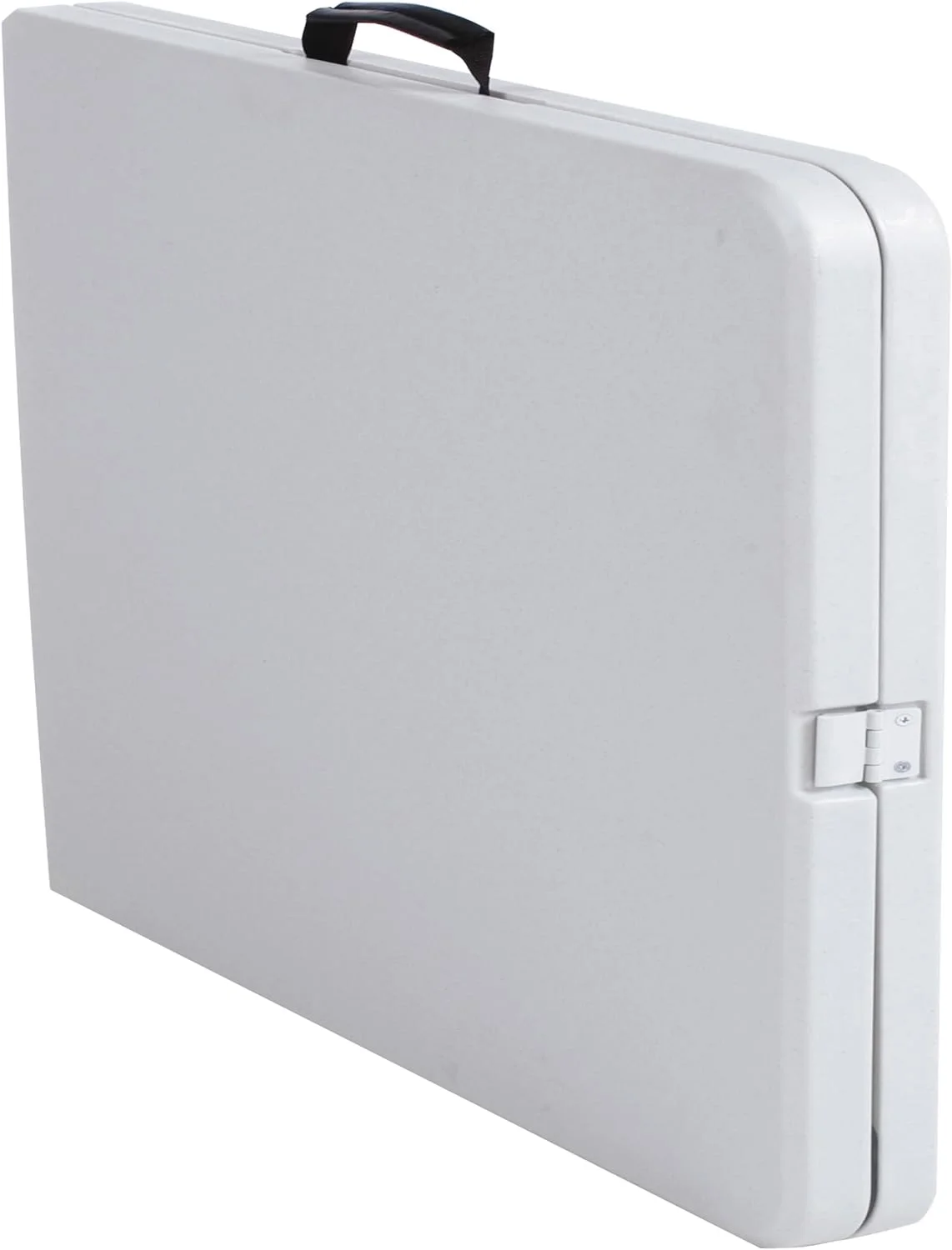 6 ft. Fold-in-Half Banquet Table w/Handle, White