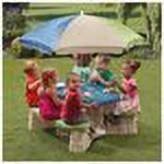 Step2 Naturally Playful Kids Picnic Table With Umbrella