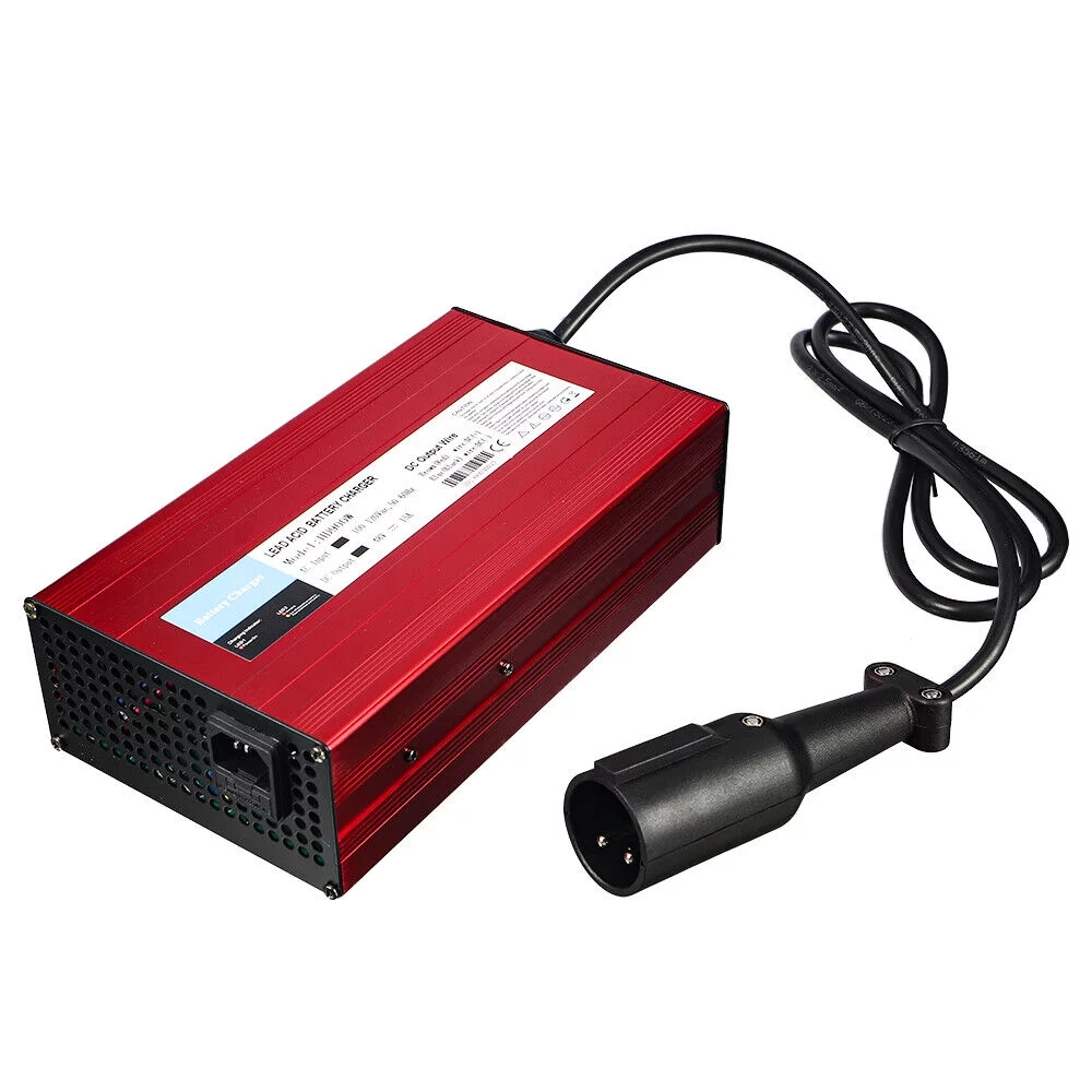 48V 15Amp Club Car Golf Cart Battery Charger - Fast Charging with 900W Power