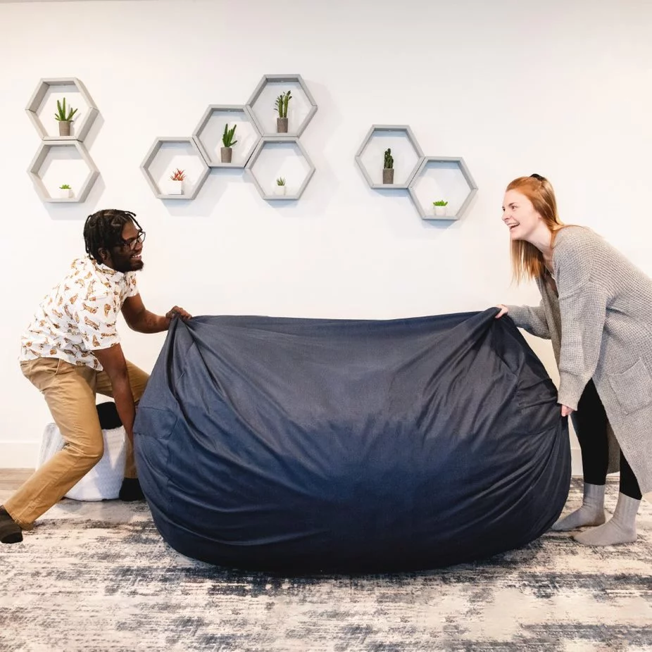 Big Joe XXL 7' Fuf Bean Bag Chair, Multiple Colors/Fabrics