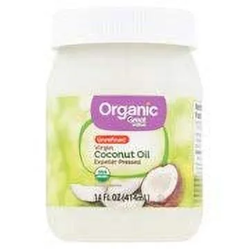 Organic Unrefined Coconut Oil, 14 Fl Oz (Pack Of 2)