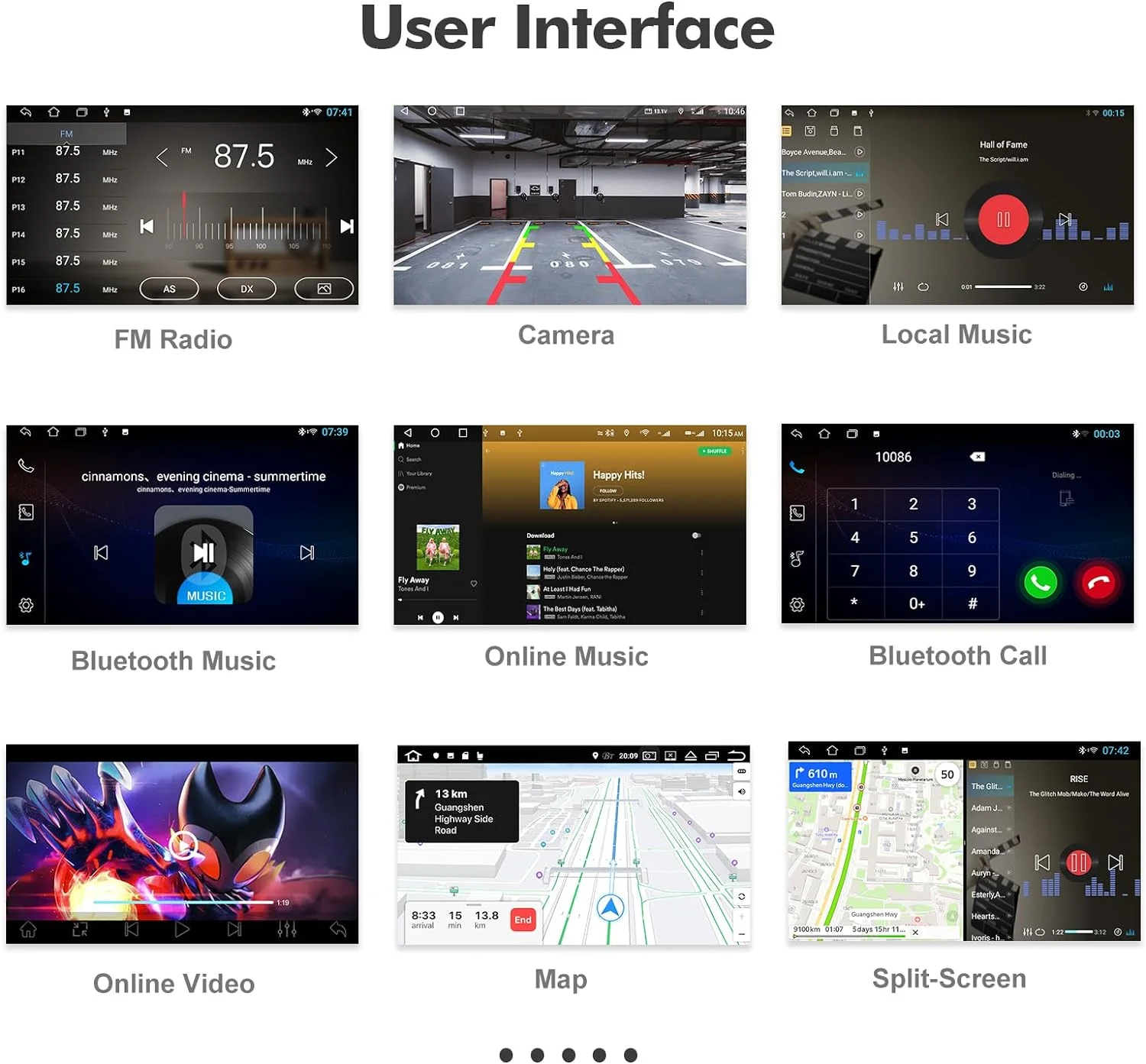THONZER 2+32G 10.1 inches Android 10 Double Din Car Stereo for Honda Accord 8th 2008 2009 2010 2011 IPS Touchscreen Screen Car Radio with Carplay & Android Auto Support Backup Camera GPS Navi FM BT