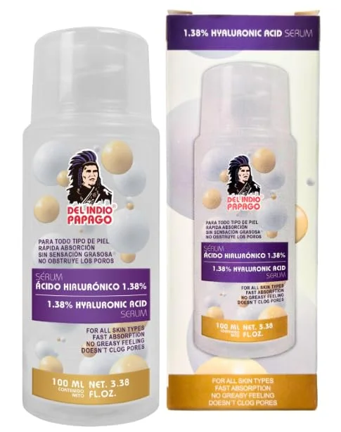 Umary Hyaluronic Acid 30 Caplets 850 mg + Del Indio Papago Hyaluronic Acid facial serum (100ml)