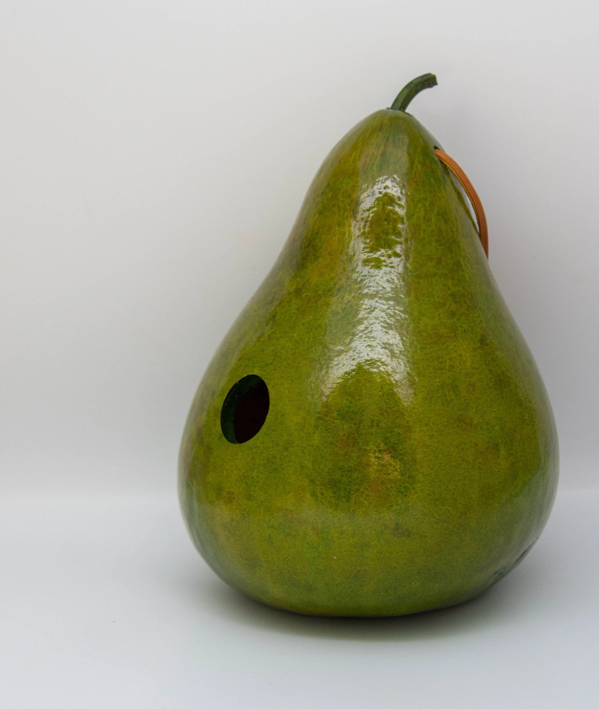 Gourd Birdhouse, Set of 3, Red, Lime Green, Yellow