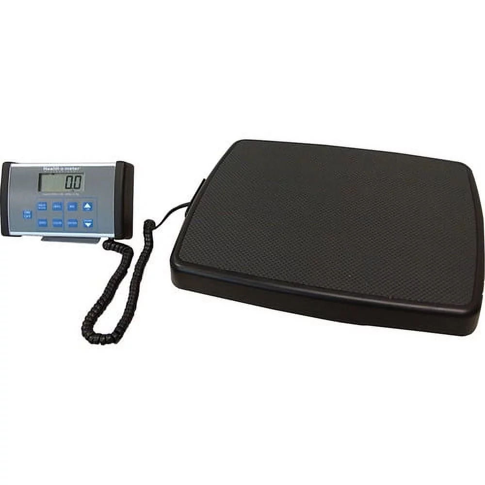 Health o Meter Professional Remote Digital Scale 500 lb / 220 kg Maximum Weight Capacity - Black, Gray