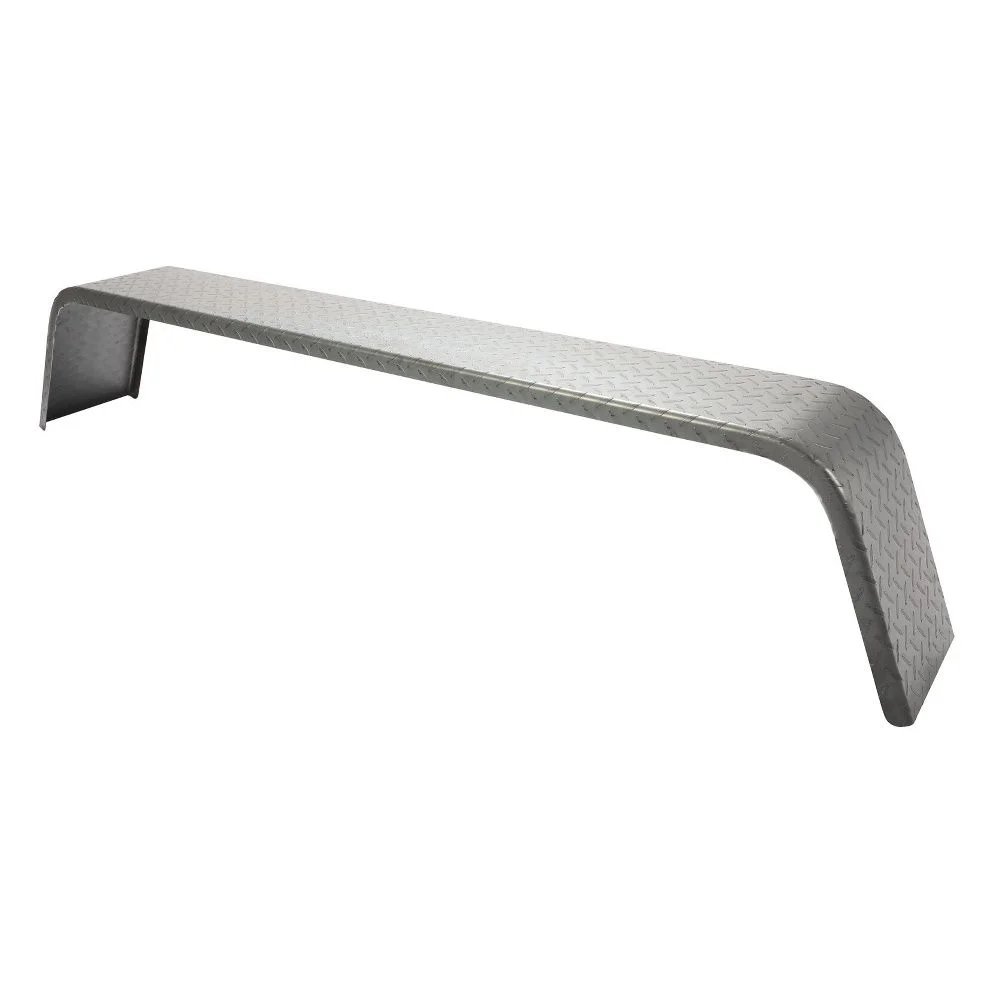 Teledu (2)- Steel Diamond Tread Plate Tandem Axle Trailer Fenders 10-1/4