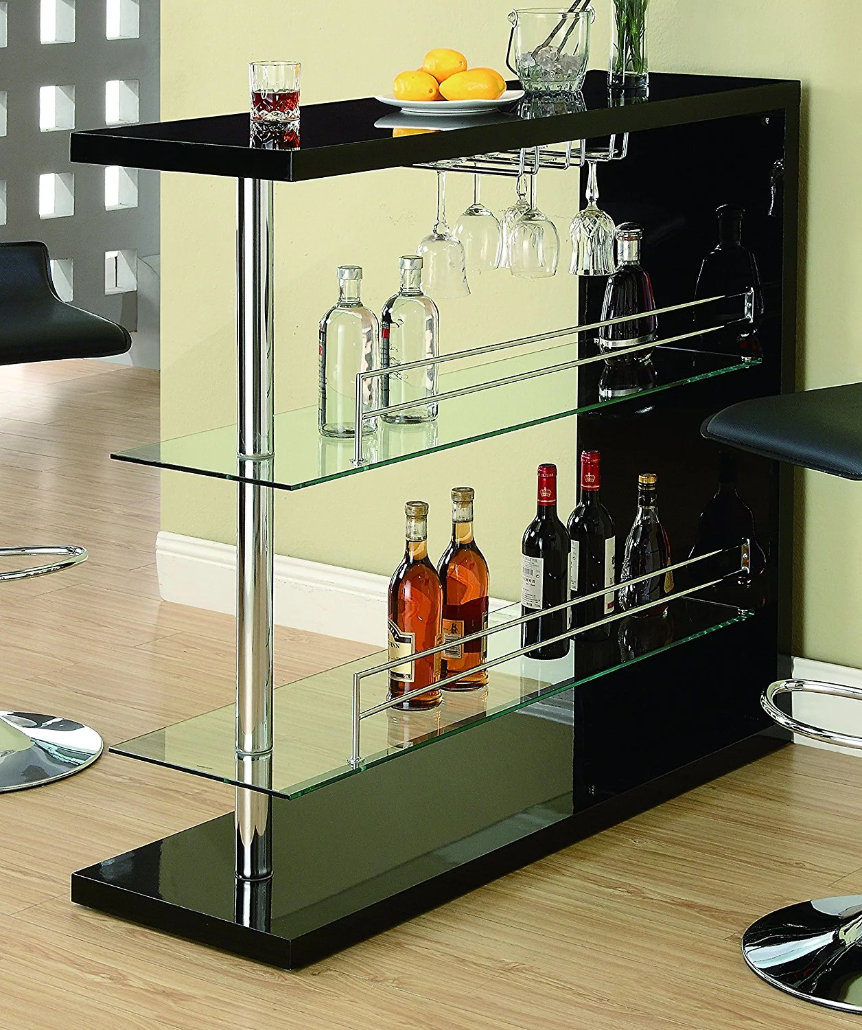 CURIO CABINET, BROWN RED;, 32.00 X 21.00 X 75.00