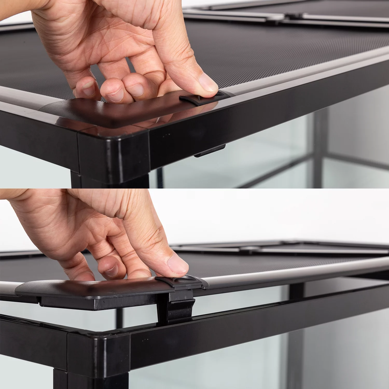 REPTIZOO Extra-Low Full Tempered Glass Reptile Terrarium-47.2 x 23.6 x 17.7 inches