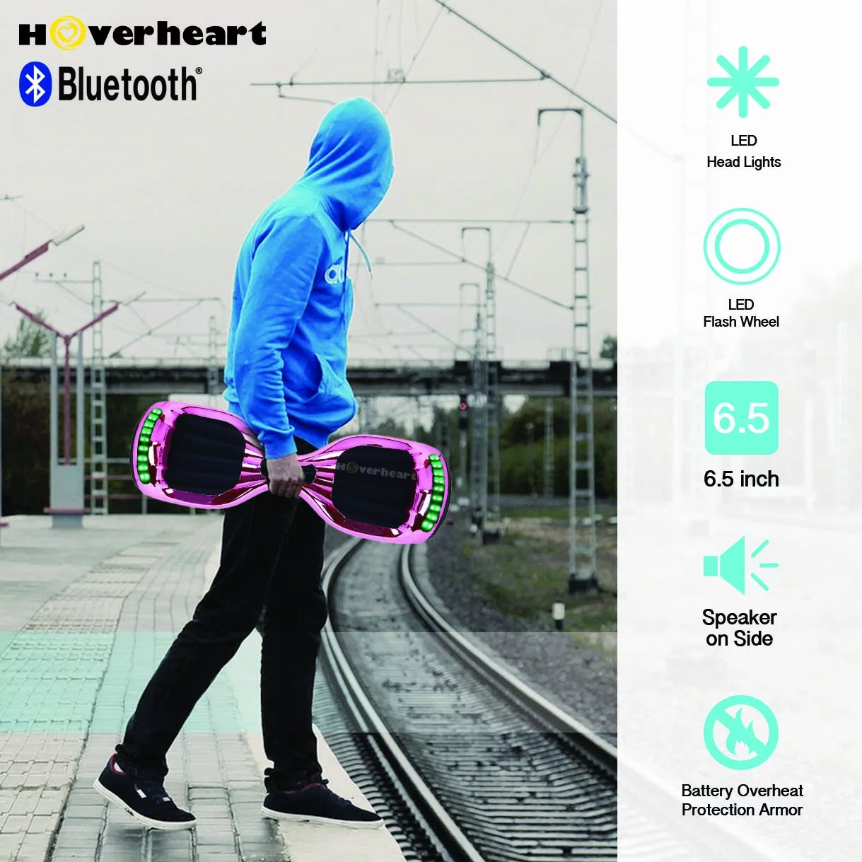 Flash Wheel Certified Hoverboard 6.5