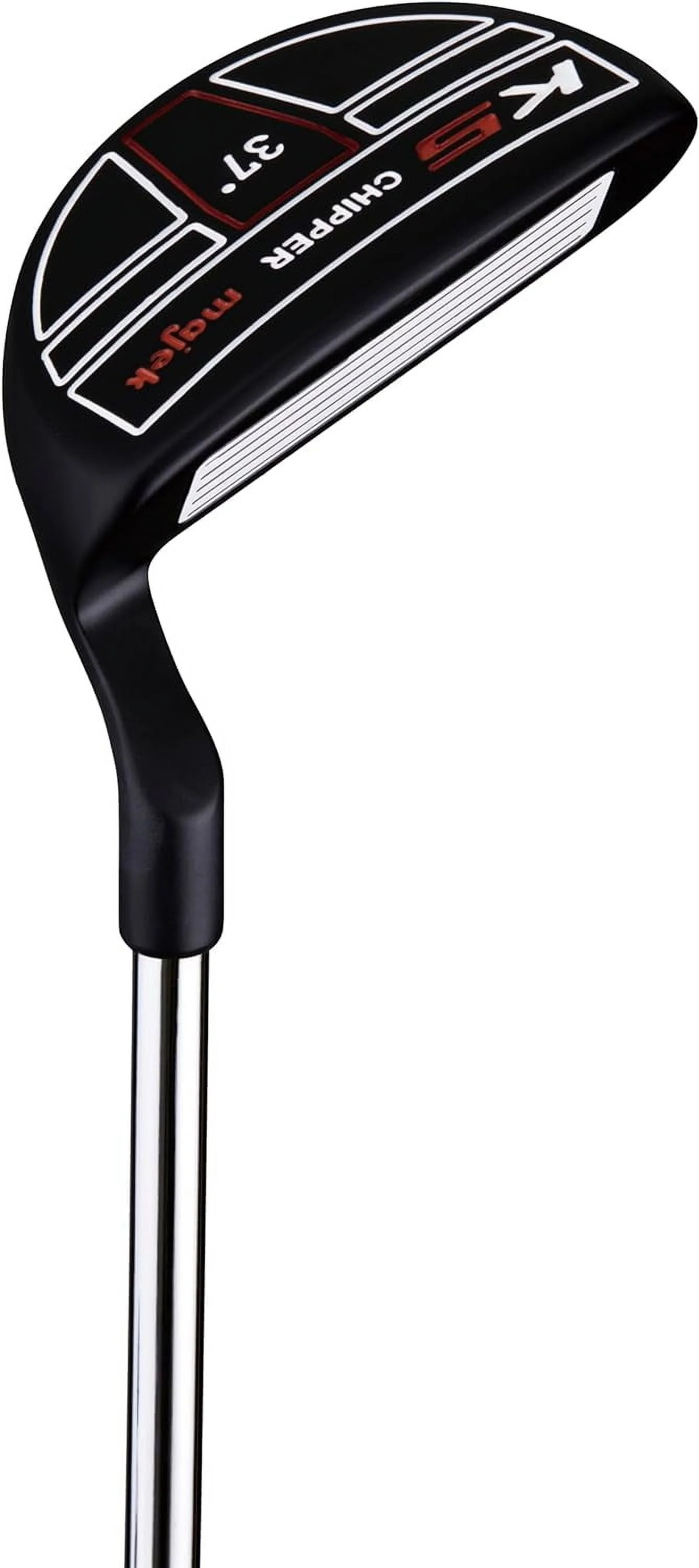 Majek K5 Chipper 37 Degree Black and Red Right Handed Ultra Tall Men's Golf Club