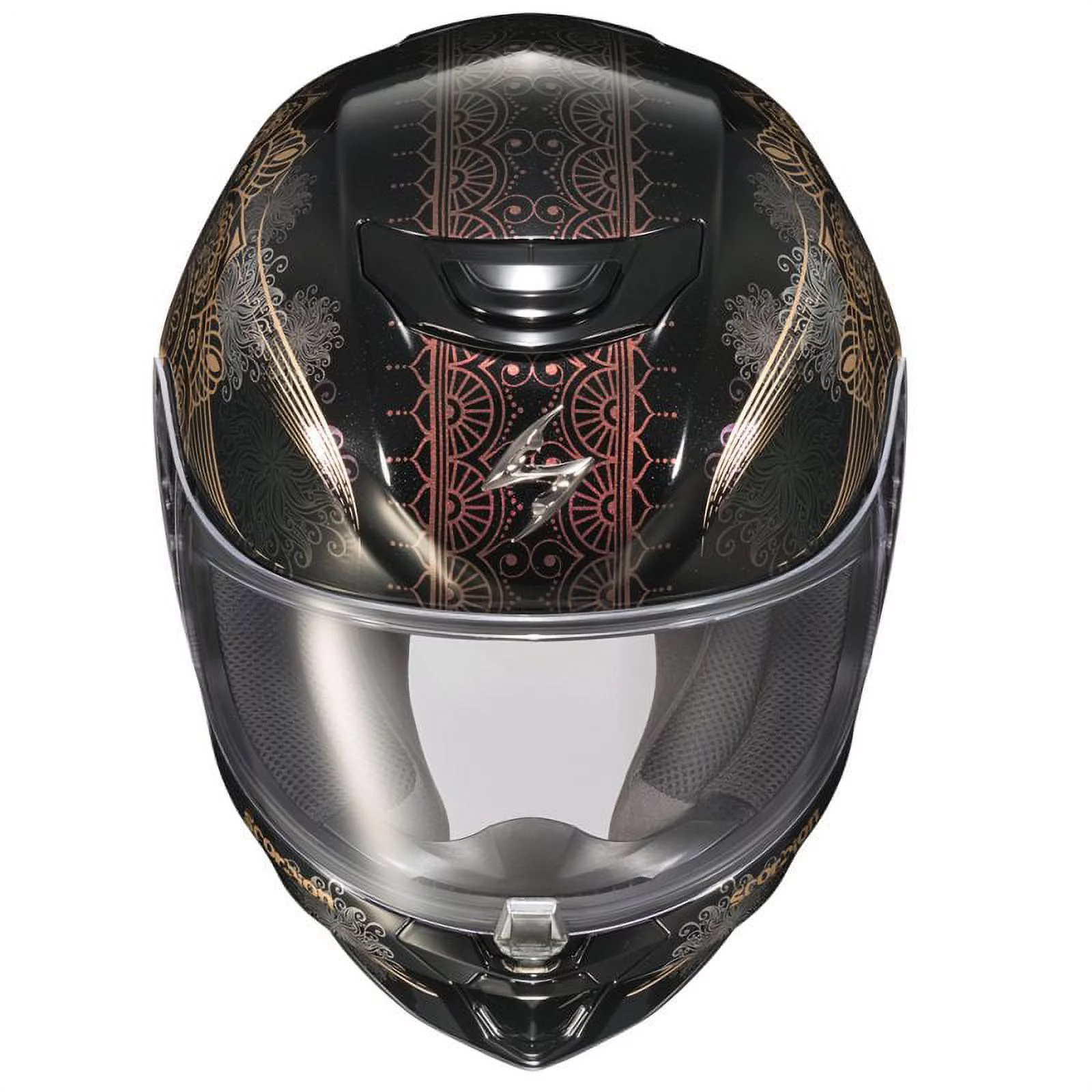 Scorpion - 42-1605 - EXO-R420 FULL FACE HELMET NAMASKAR BLACK LG