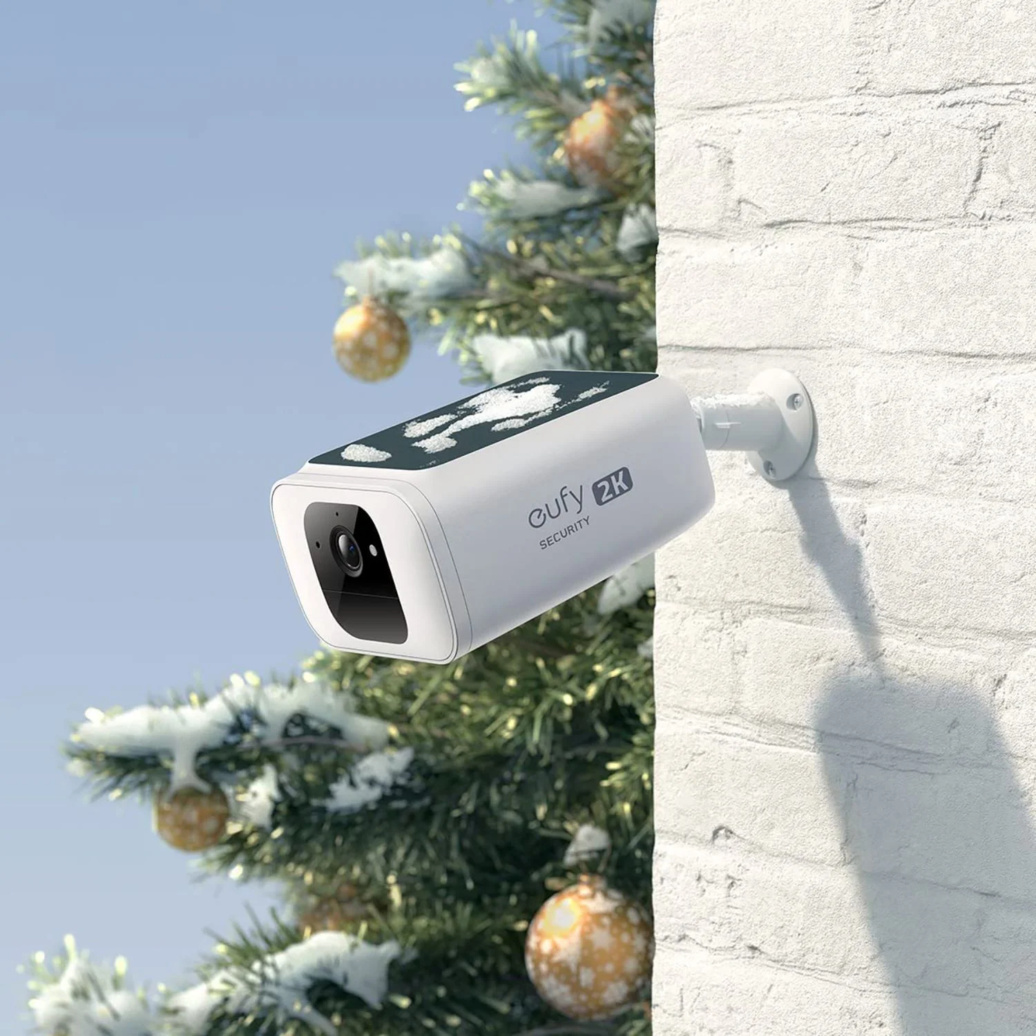 eufy Security SoloCam S230 Wireless 2K Solar Powered Camera w/Spotlight, No Monthly Fee