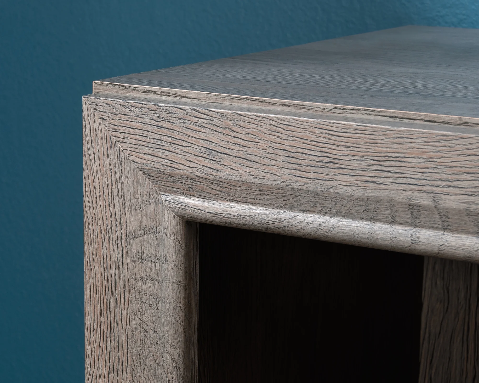 Hayes Garden 2-Shelf Office Bookcase in Ashen Oak