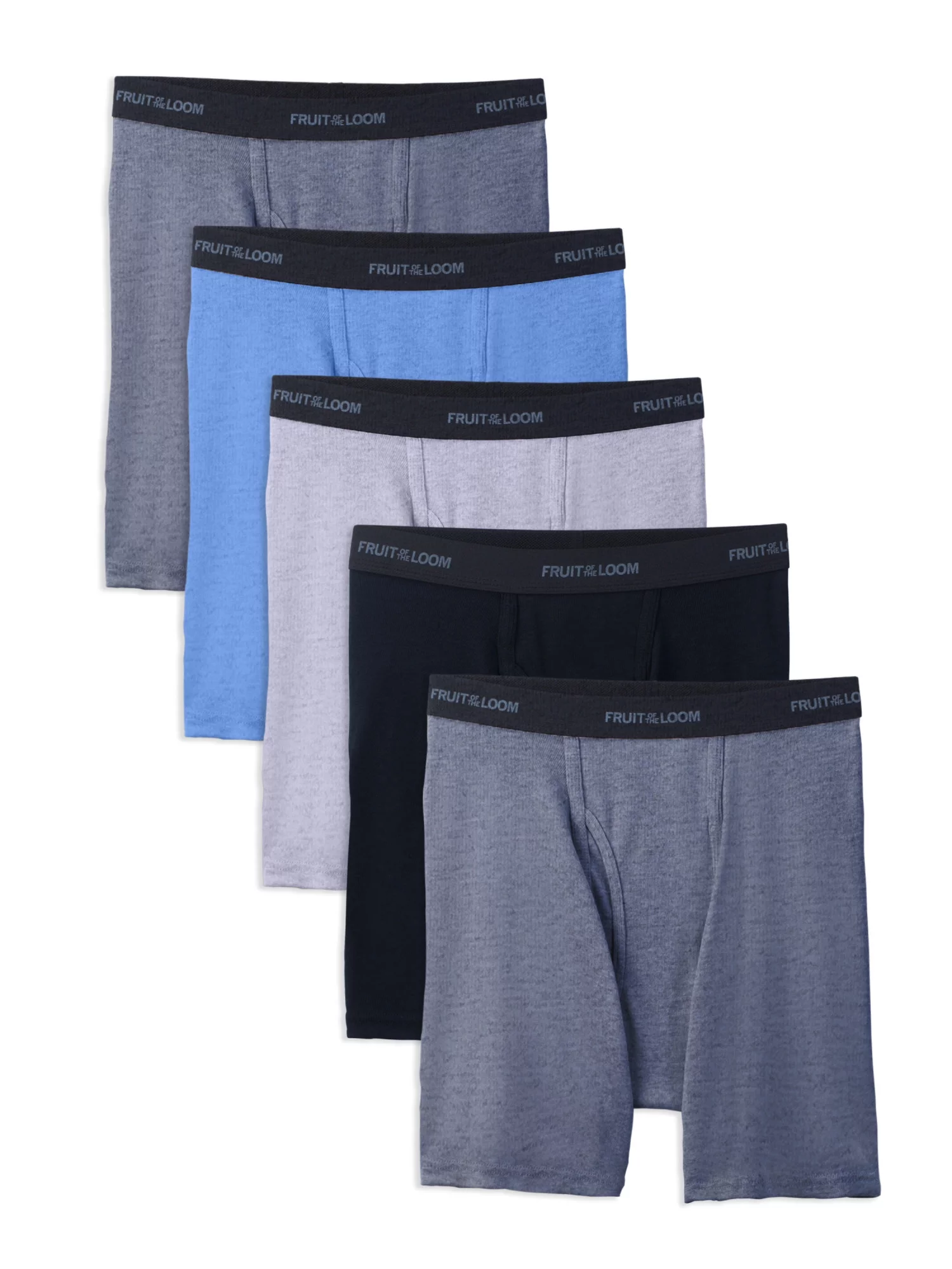 Fruit of the Loom Men's Beyondsoft Assorted Boxer Briefs, 5 Pack