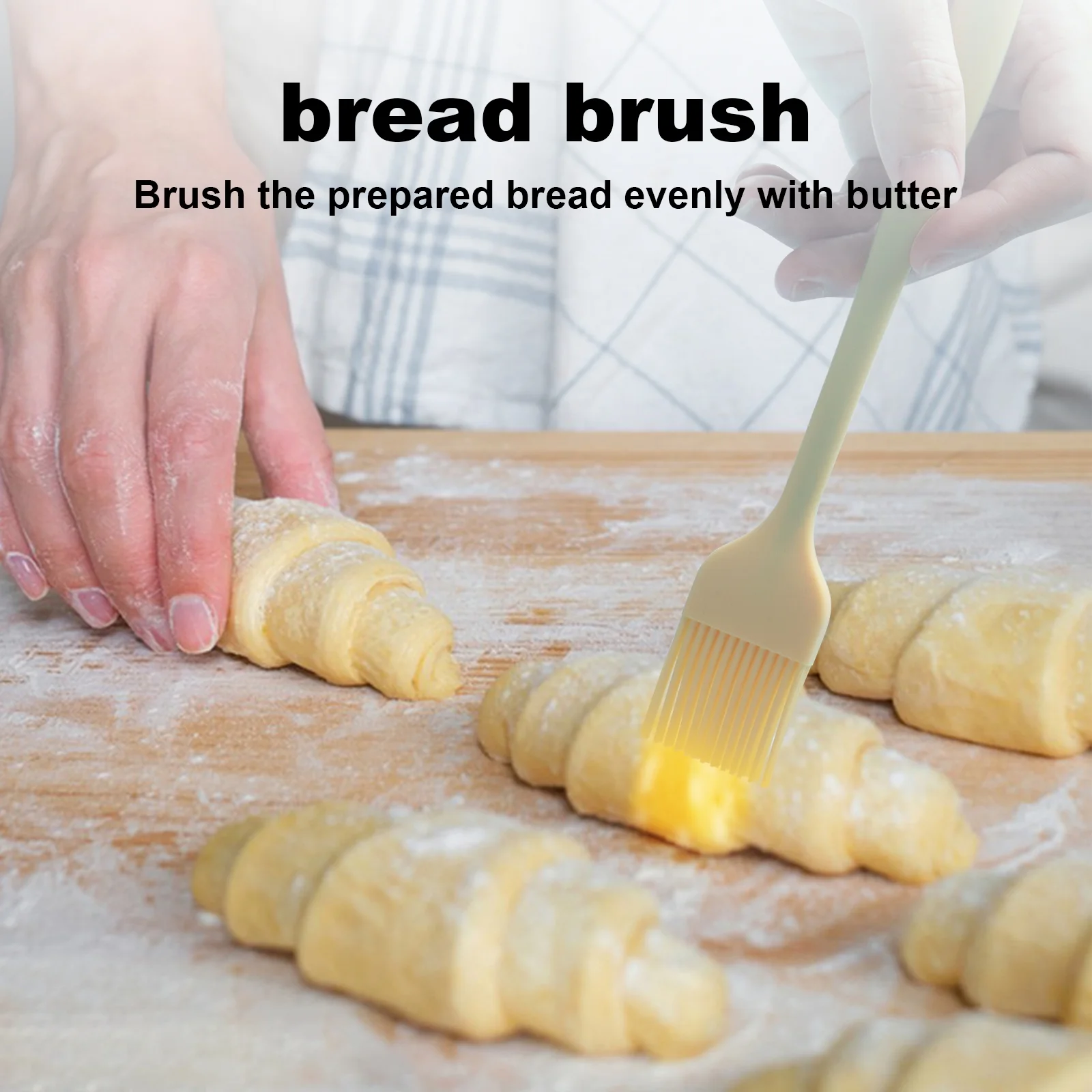 (5 Pcs) Sourdough Bread Baking Supplies Kit,Sourdough Starter Kit Including Silicone Bread Sling,Dough Scraper Basting,Dough Whisk,Basting Brush and Others