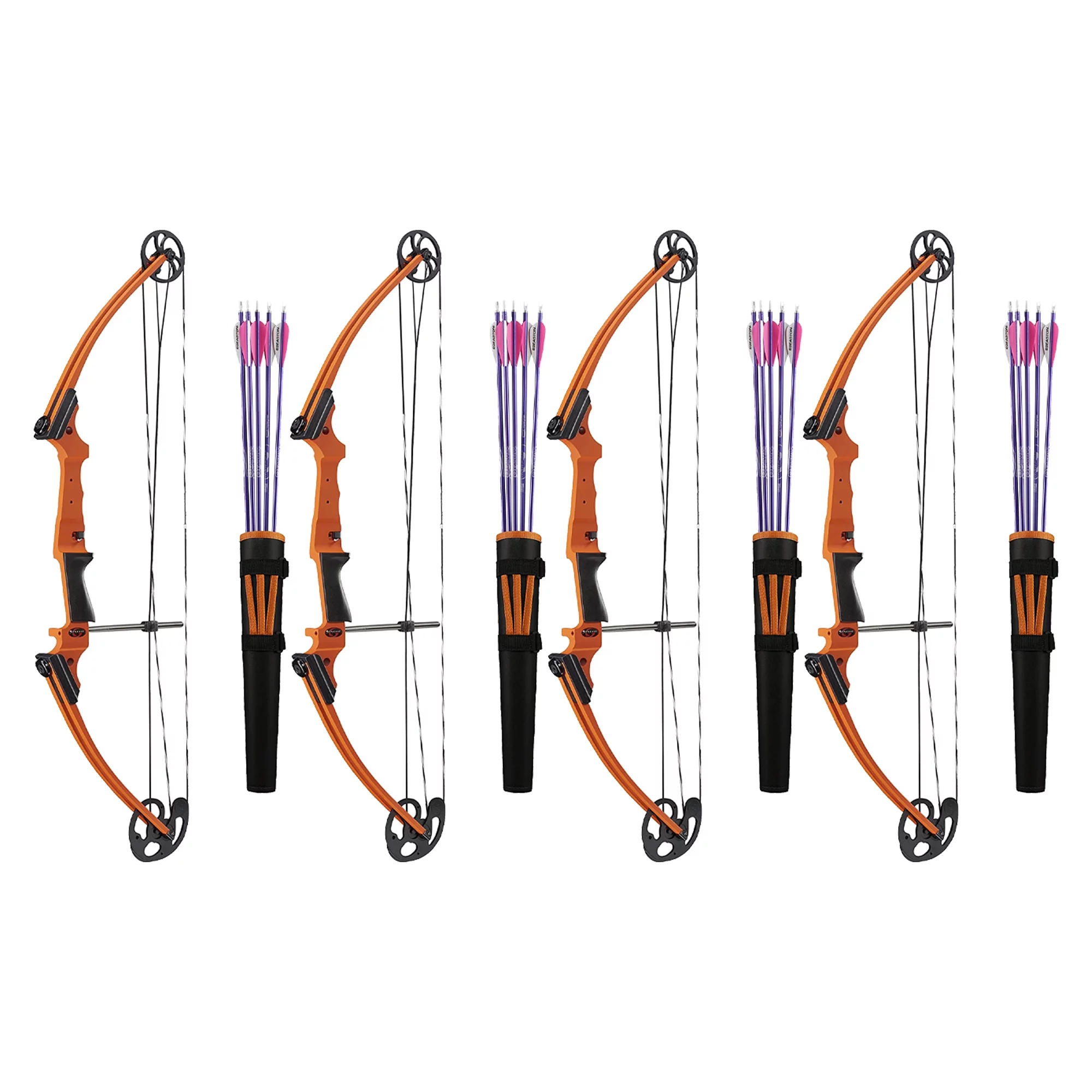 Genesis Archery Original Left-Handed Compound Bow Kit (4 Pack)