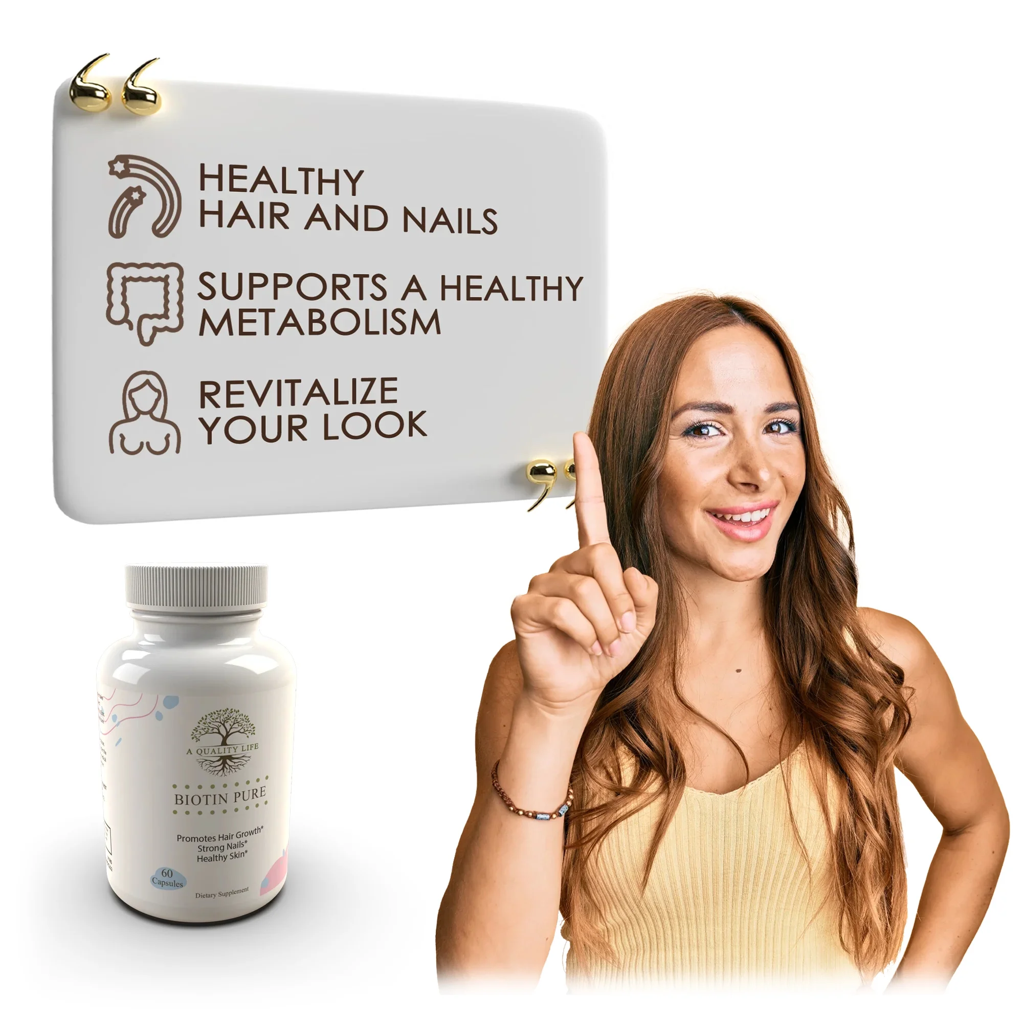 Biotin Pure by A Quality Life Nutrition