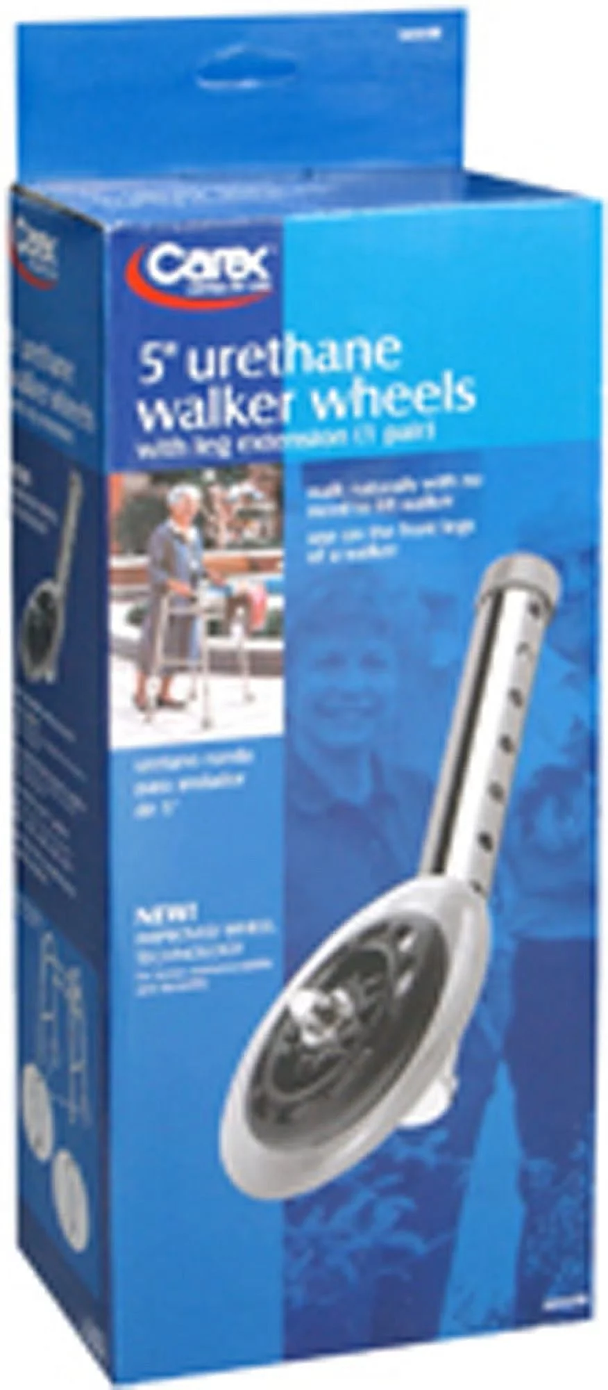 Carex Urethane Walker Wheels 5