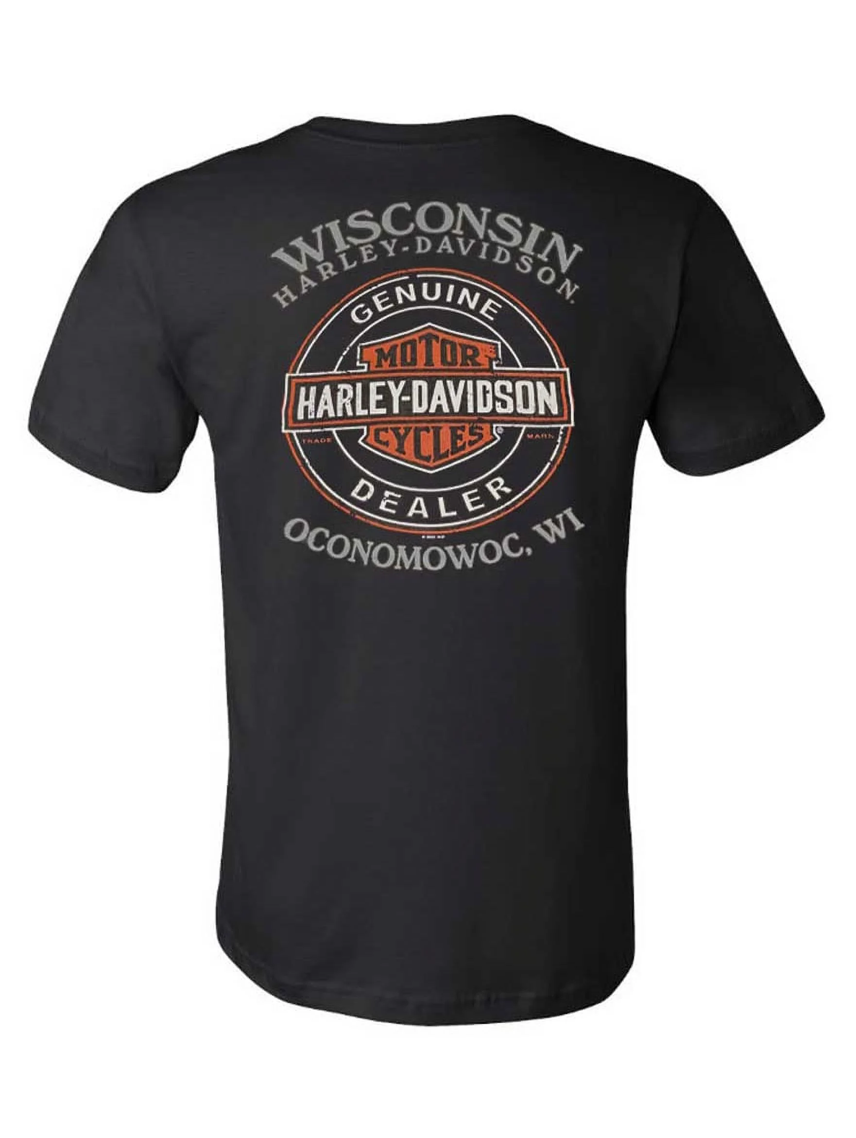 Harley-Davidson Men's Free Eagle Winged Bar & Shield Cotton Tee Shirt (XL), Harley Davidson